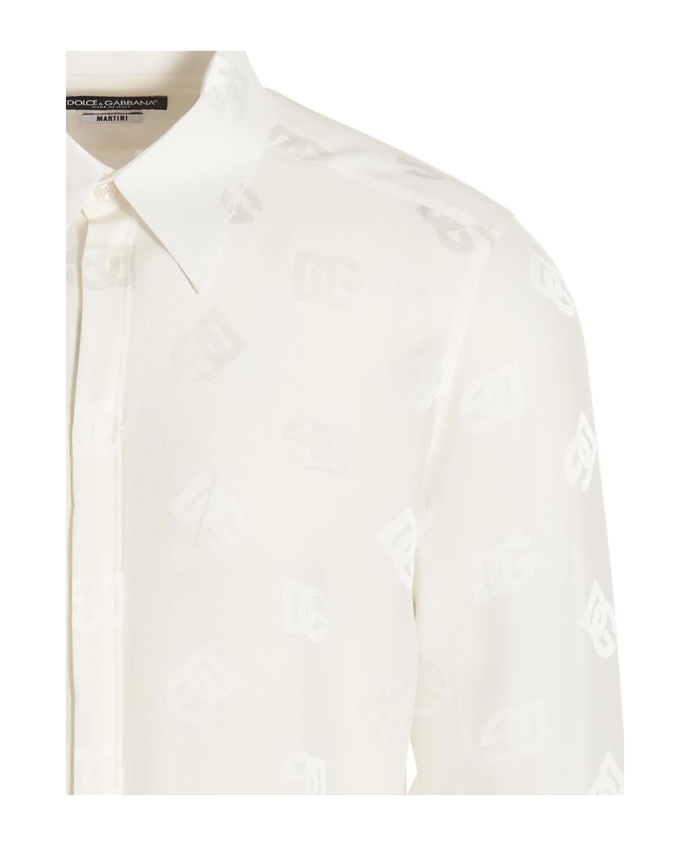 Dolce & Gabbana 'black Sicily' Shirt - White