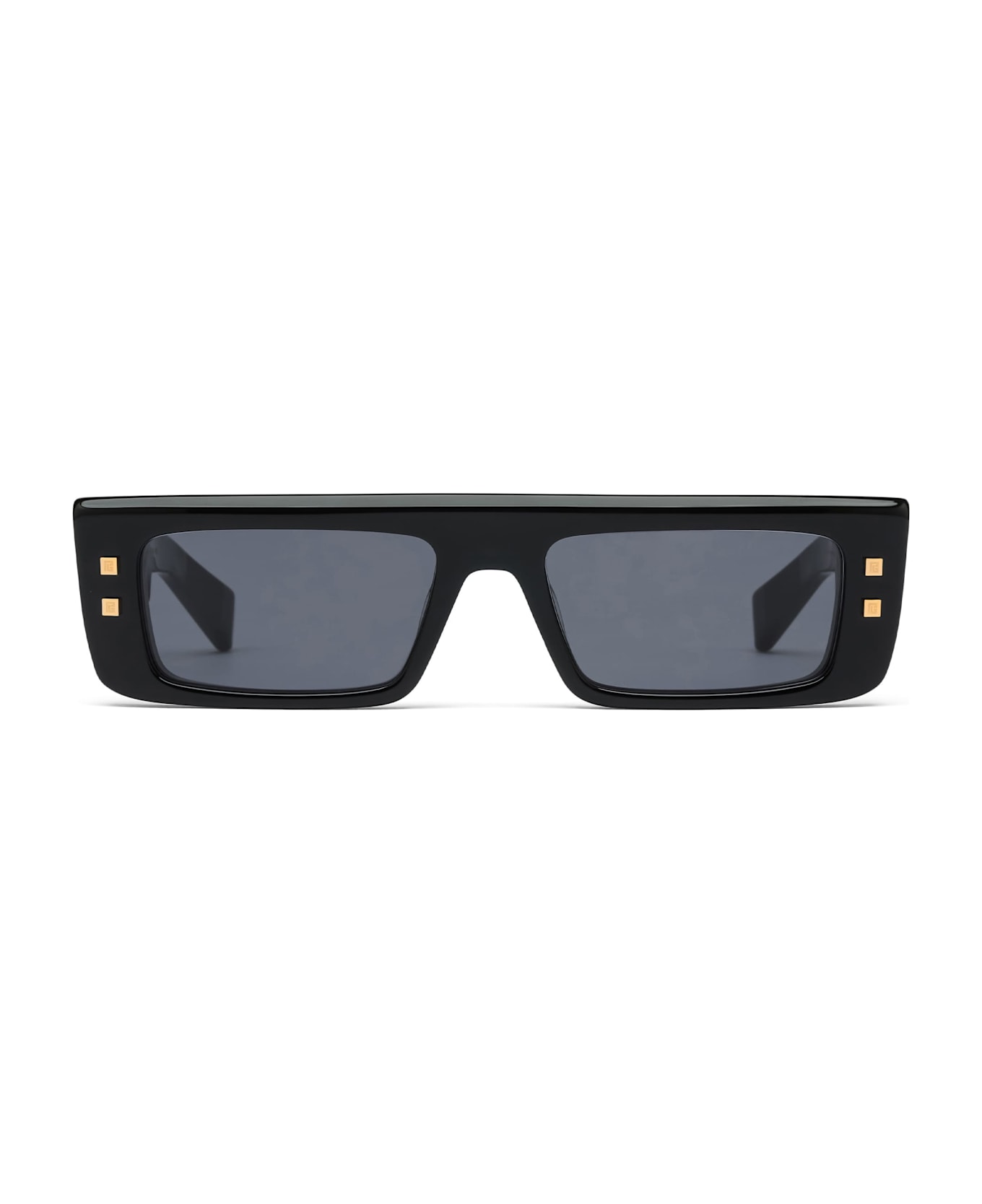 Balmain B-army Iii - Black / 18k Gold Sunglasses - Black/gold