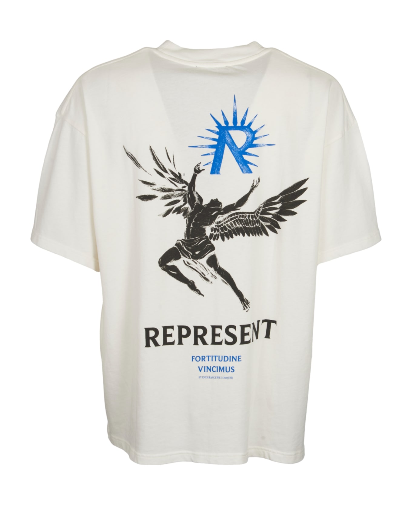 REPRESENT Round Neck T-shirt - Flat White