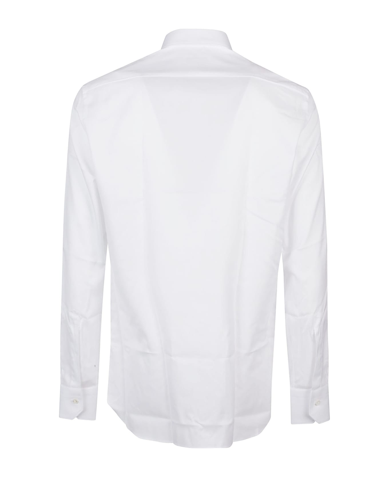 Zegna Long Sleeve Shirt - Bianco