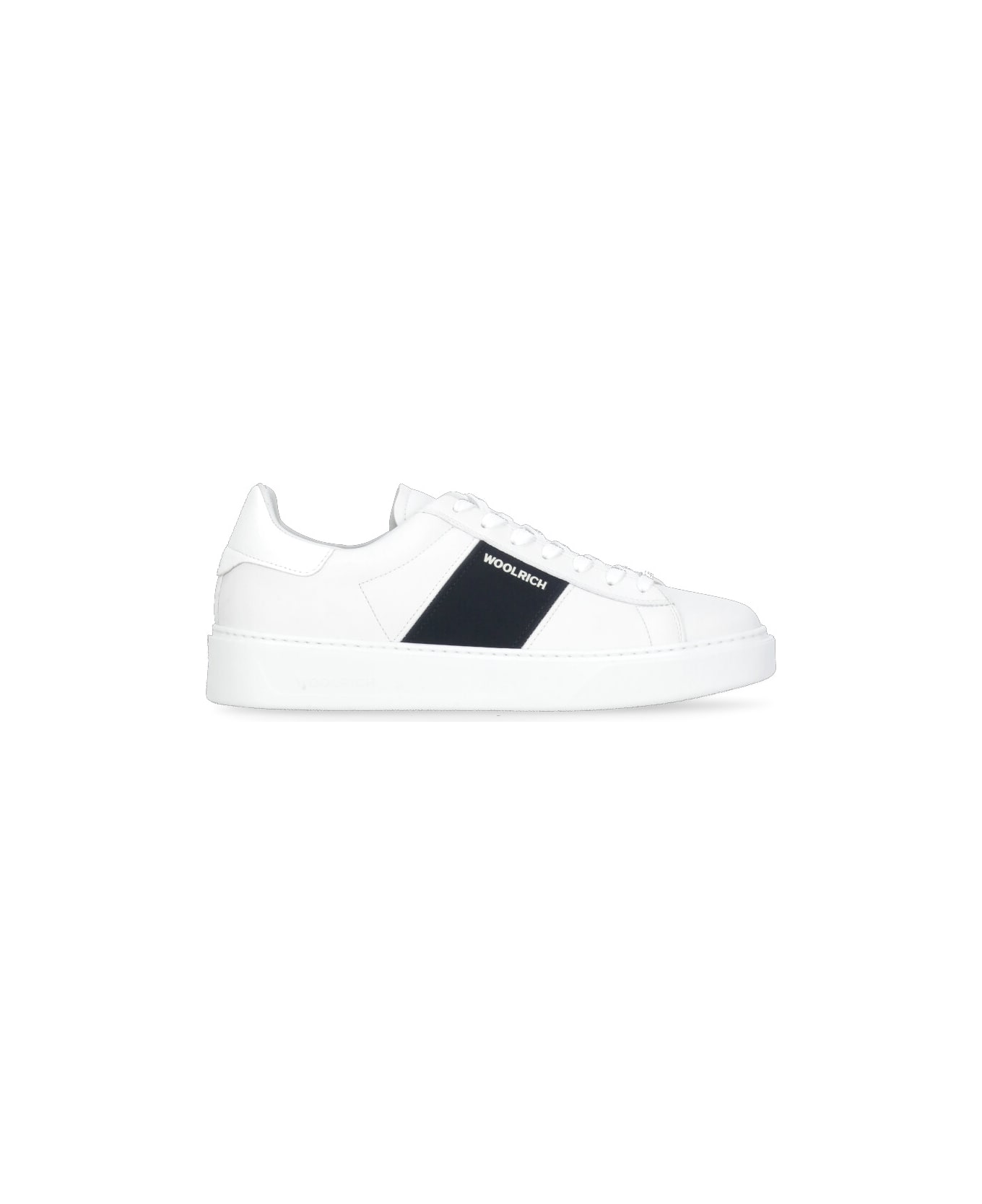 【送料&関税込】Woolrich Snaeker classic Court Men's Classic Court Leather Sneakers white | Woolrich US