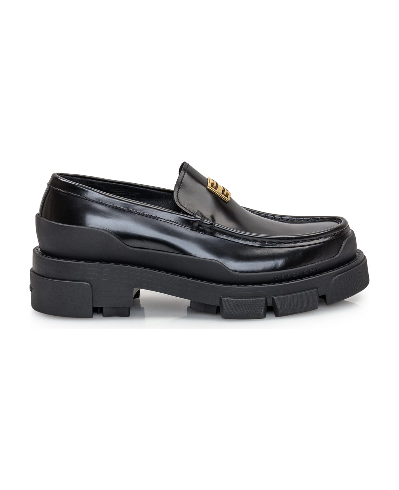 Givenchy Terra Leather Loafers - Black