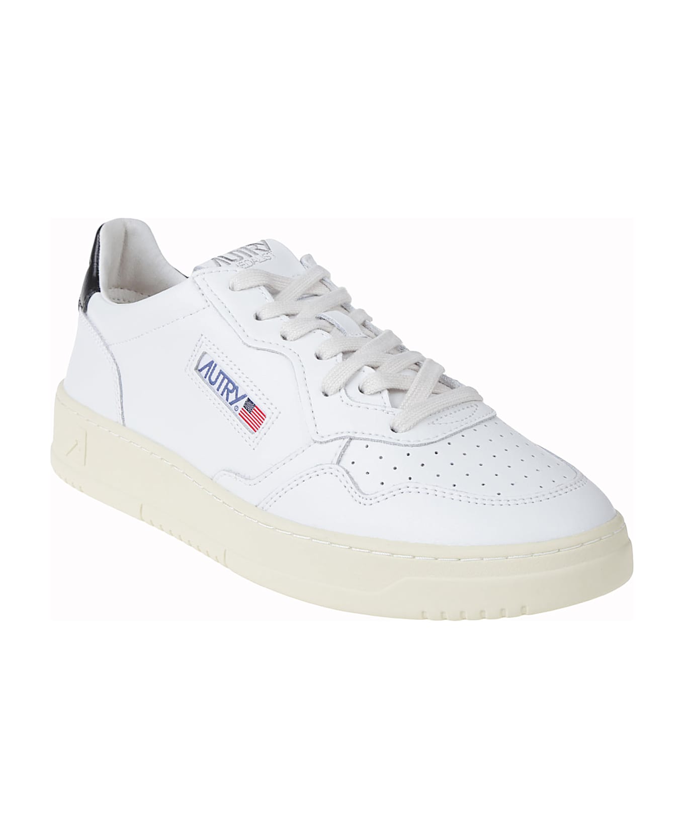 Autry Medalist Low Sneakers - White/black