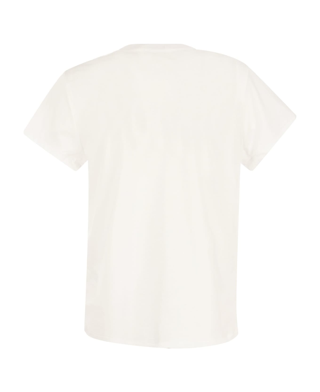 Polo Ralph Lauren Logo Cotton T-shirt - White Tシャツ