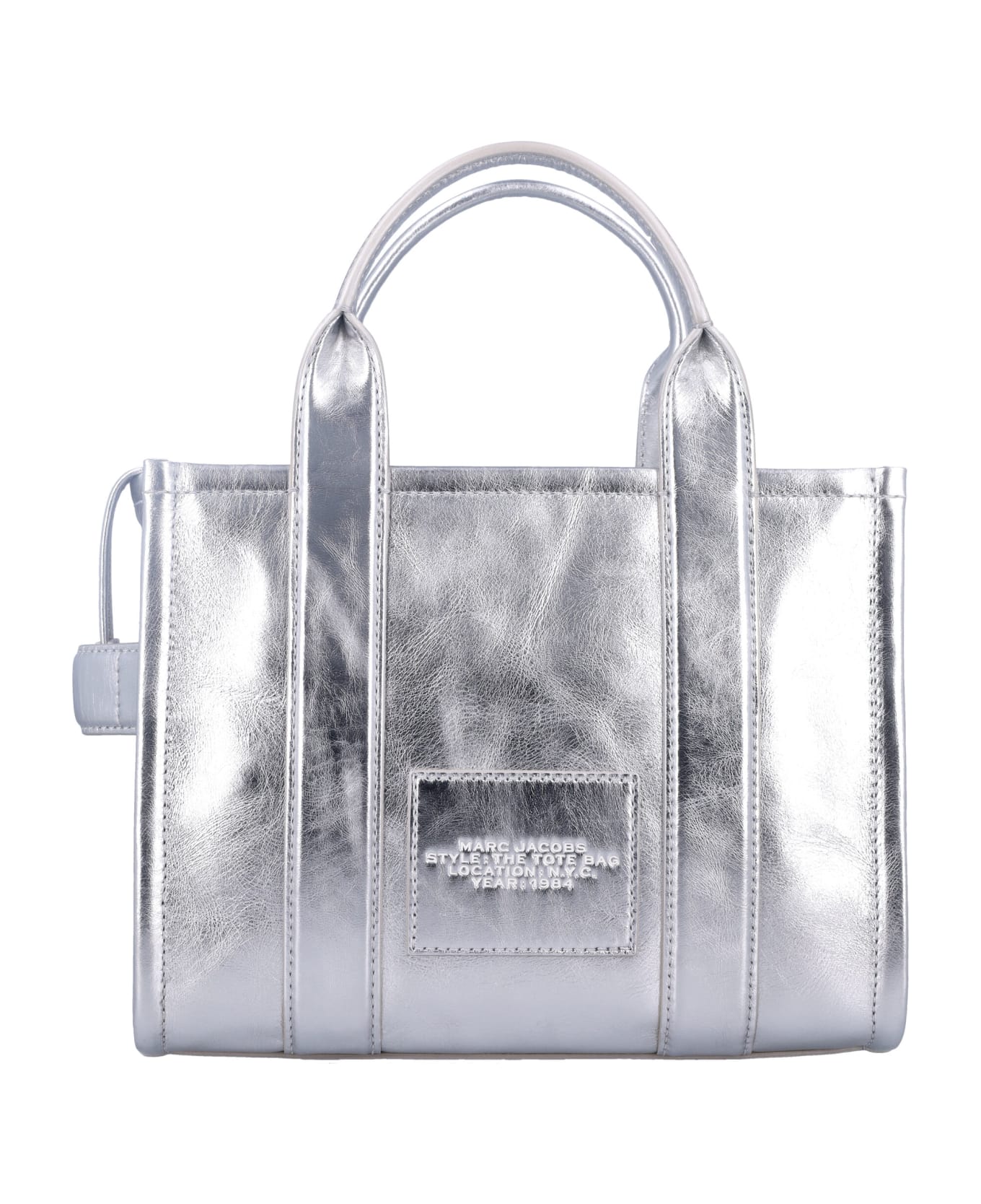 Marc Jacobs The Small Tote - METALLIC SILVER