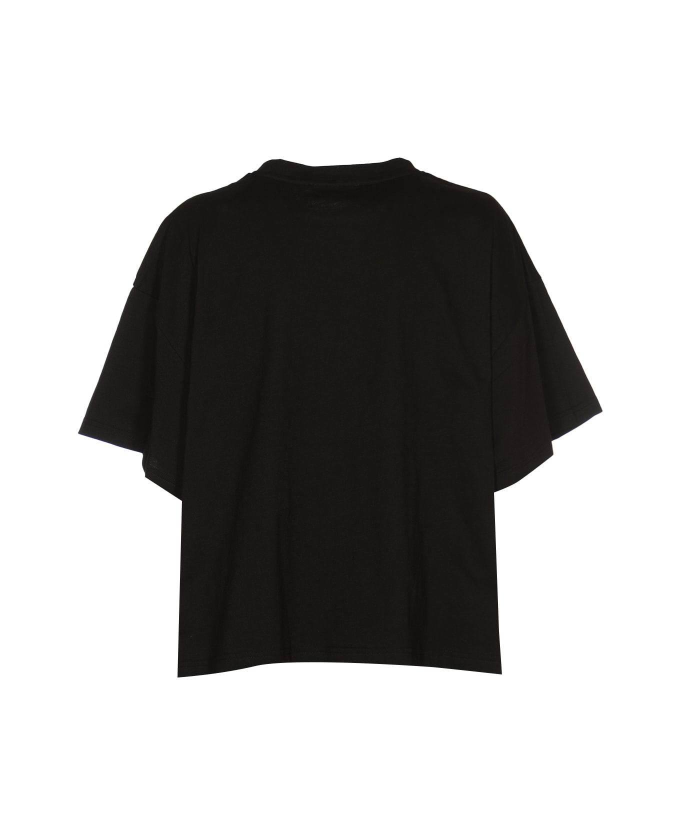 Weili Zheng Logo Embroidered Over T-shirt - Black