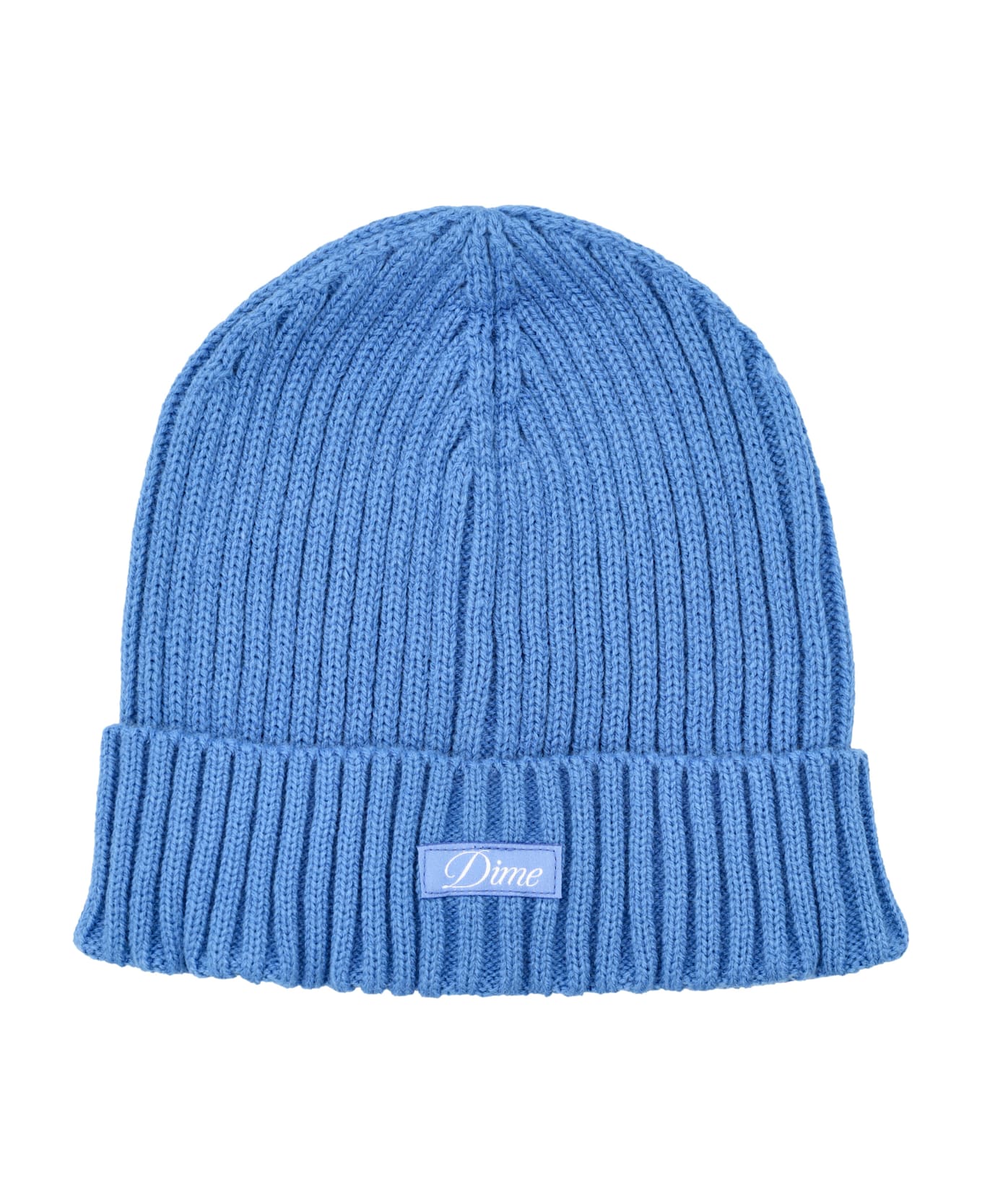 Dime Cursive Fold Beanie - SKY BLUE