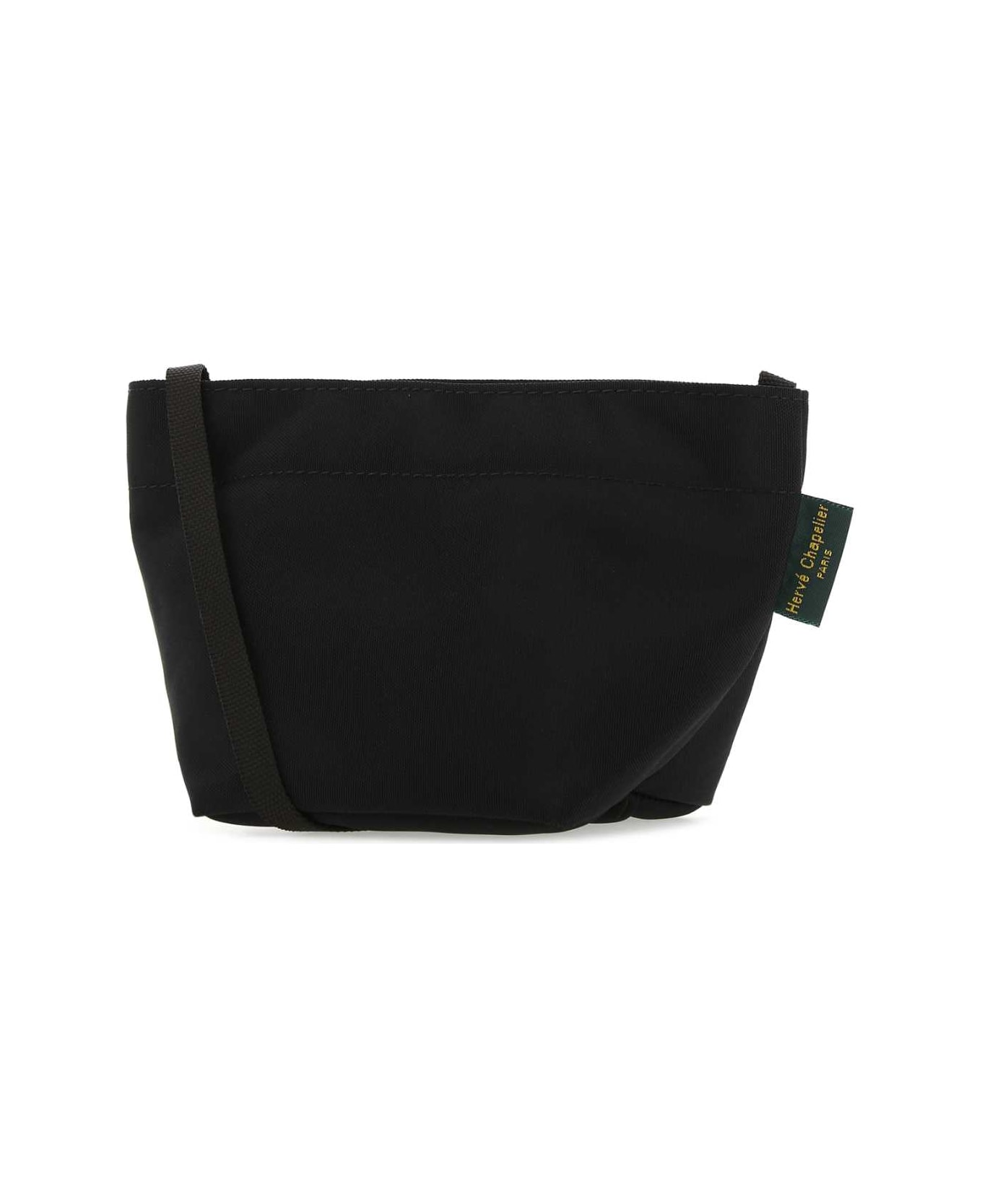 Hervè Chapelier Black Canvas Crossbody Bag - NOIR