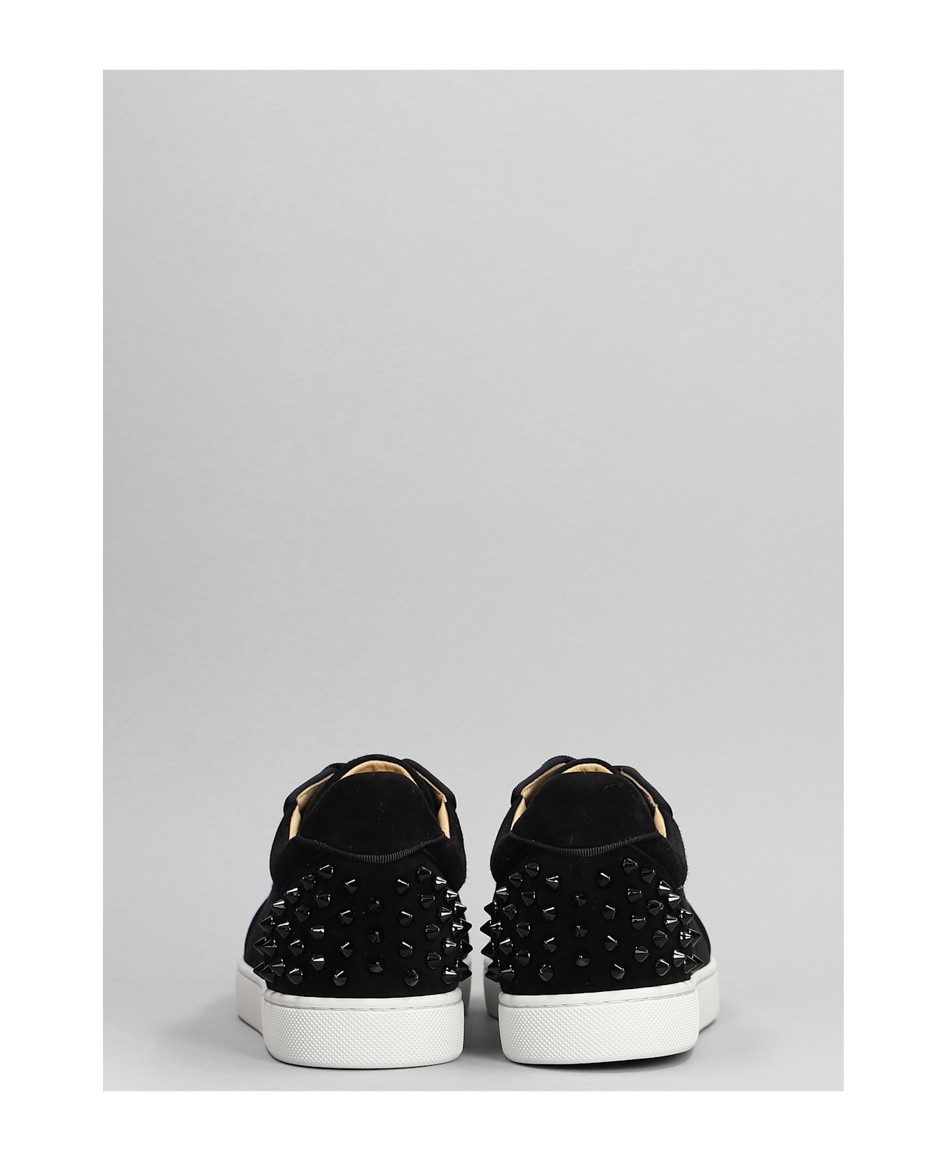 Christian Louboutin Vieira 2 Orlato Sneakers In Black Suede - black