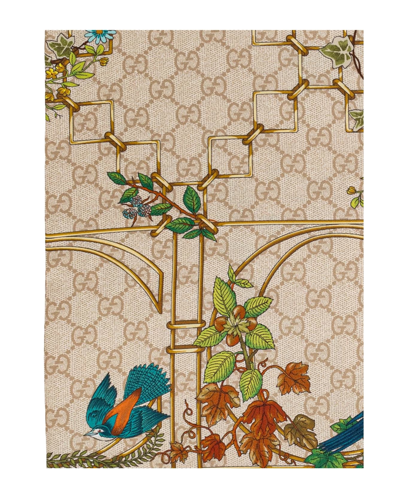 Gucci Silk Scarf - BEIGE