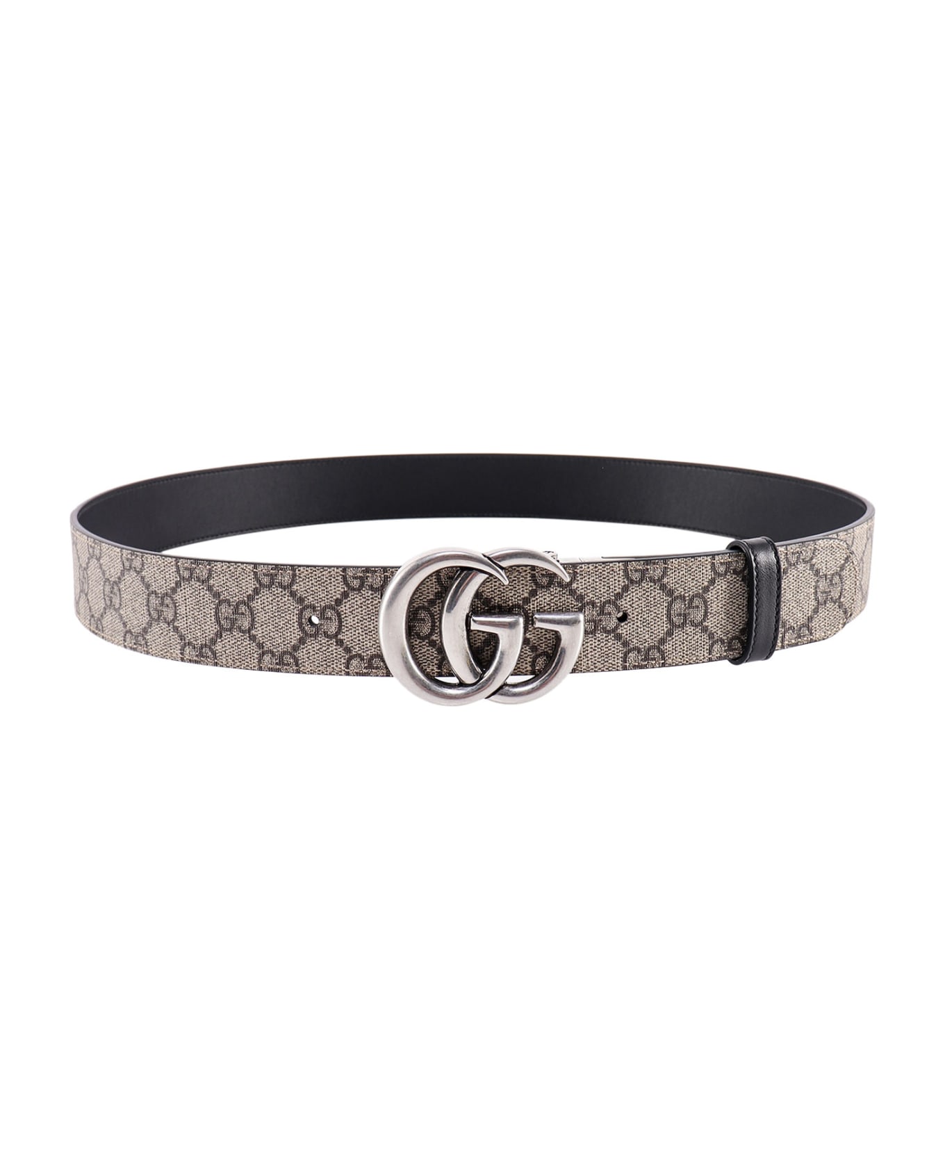 Gucci Gg Supreme Fabric Belt - Beige