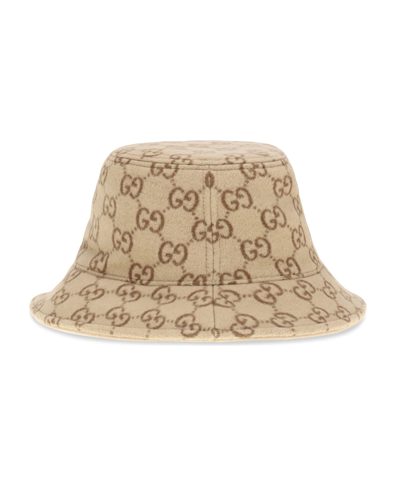 Gucci Gg Jacquard Wool Bucket Hat