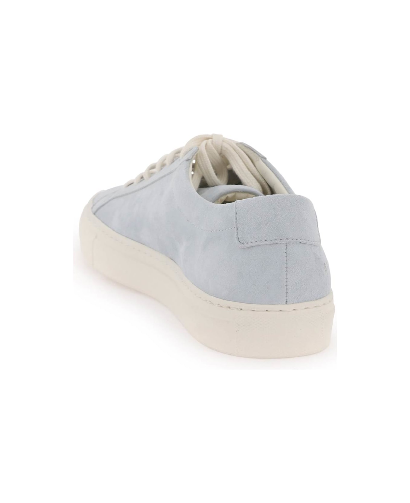 Common Projects 'contrast Achilles' Baby Blue Suede Sneakers - BABY BLUE (Light blue)