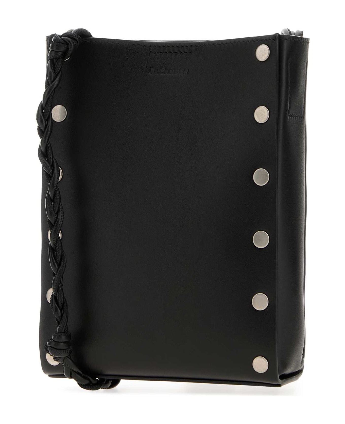 Jil Sander Black Leather Tangle Crossbody Bag - 001