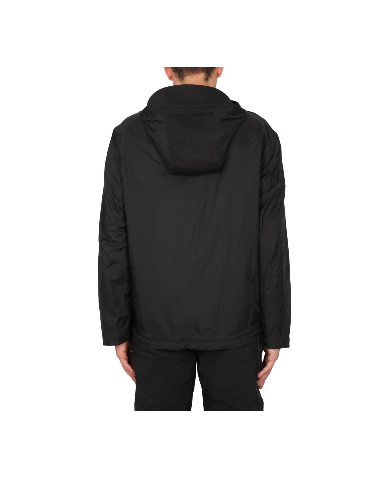 Ten C Parka Short Combo Bonded - BLACK