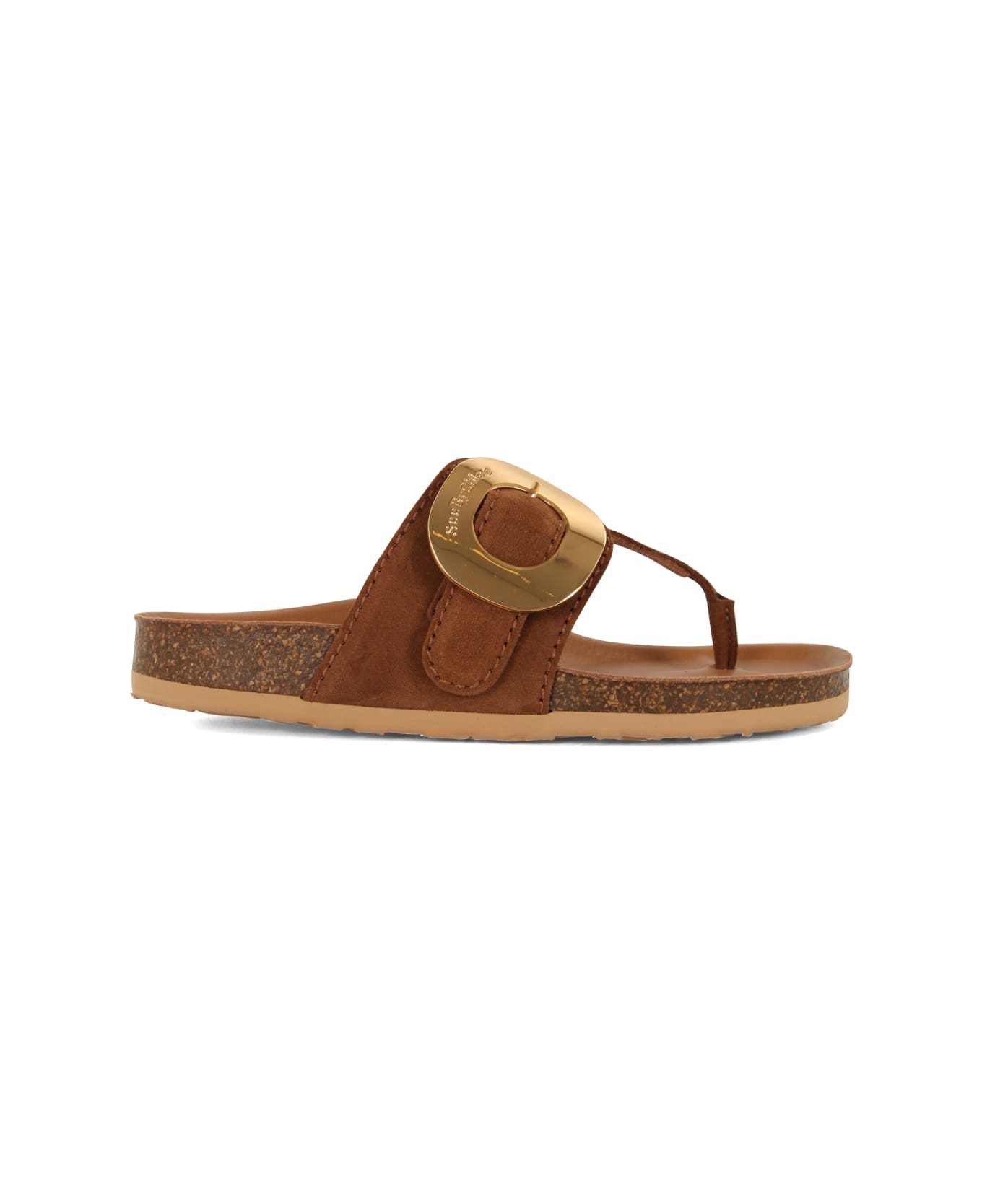 See by Chloé Chany Fussbett Sandals - Tobacco