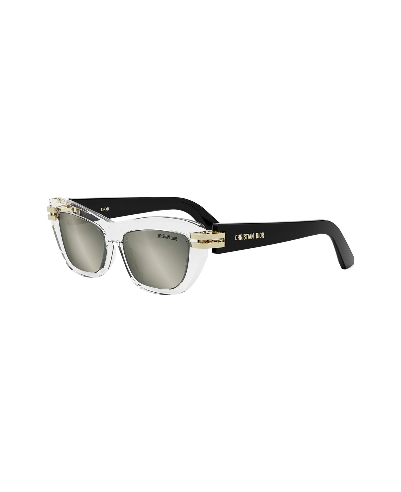 Dior Eyewear Dior Cdior B2u 89a4 Trasparente Nero Sunglasses - Trasparente