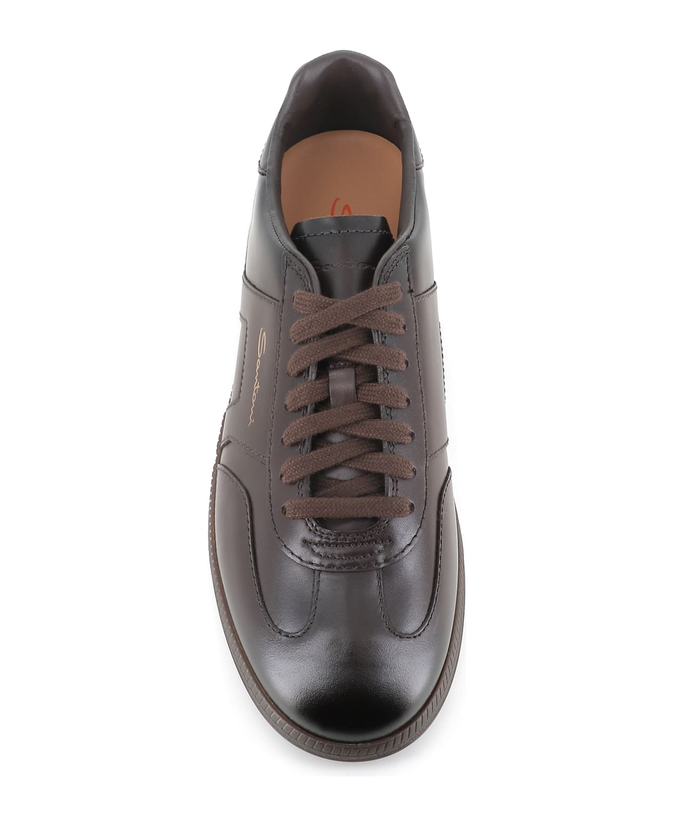 Santoni Sneaker Dbs Oly - Brown
