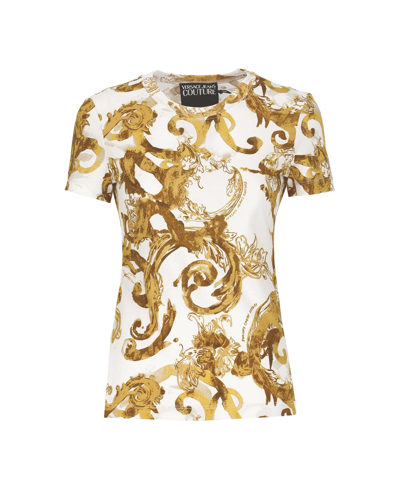 Versace Jeans Couture Watercolour Couture T-shirt - White Tシャツ