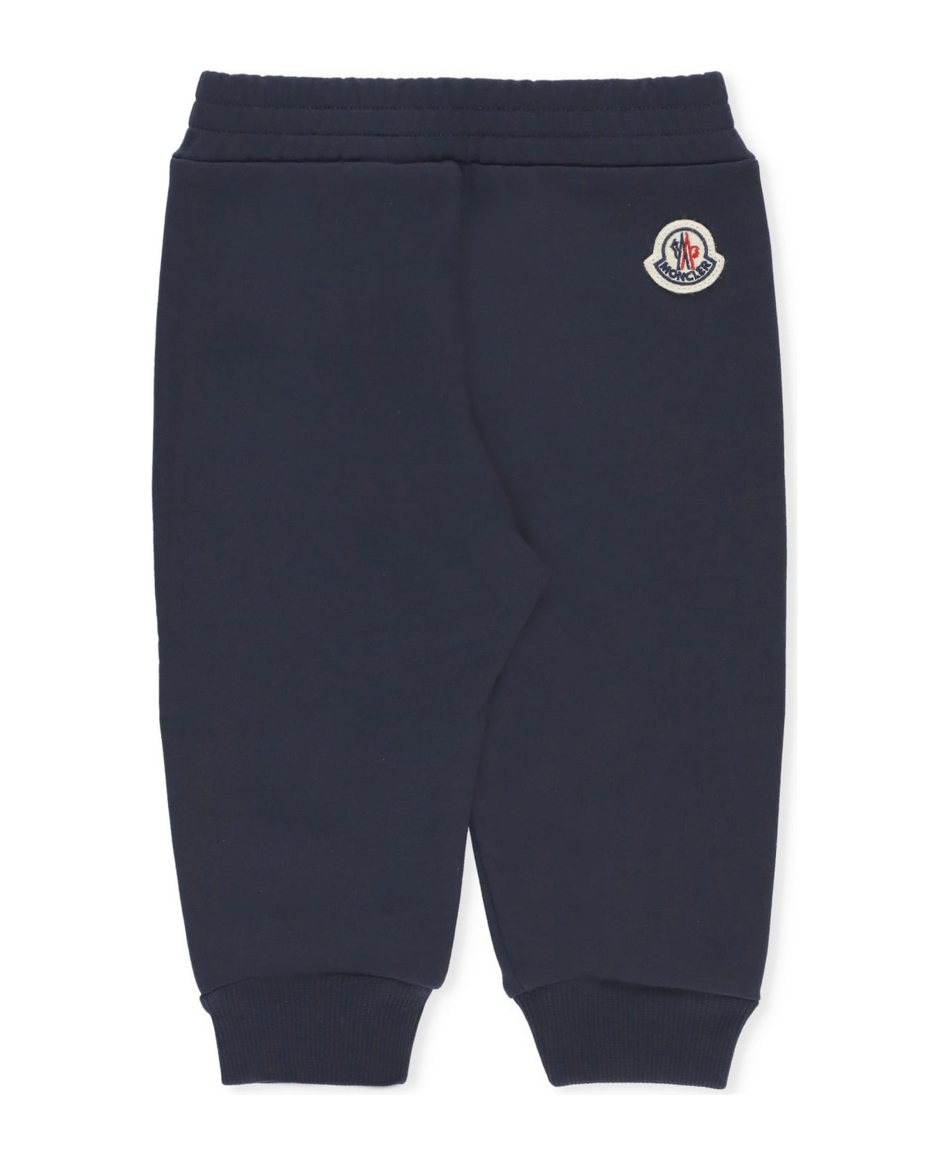 Moncler Sweatpants With Logo - Blue ボトムス