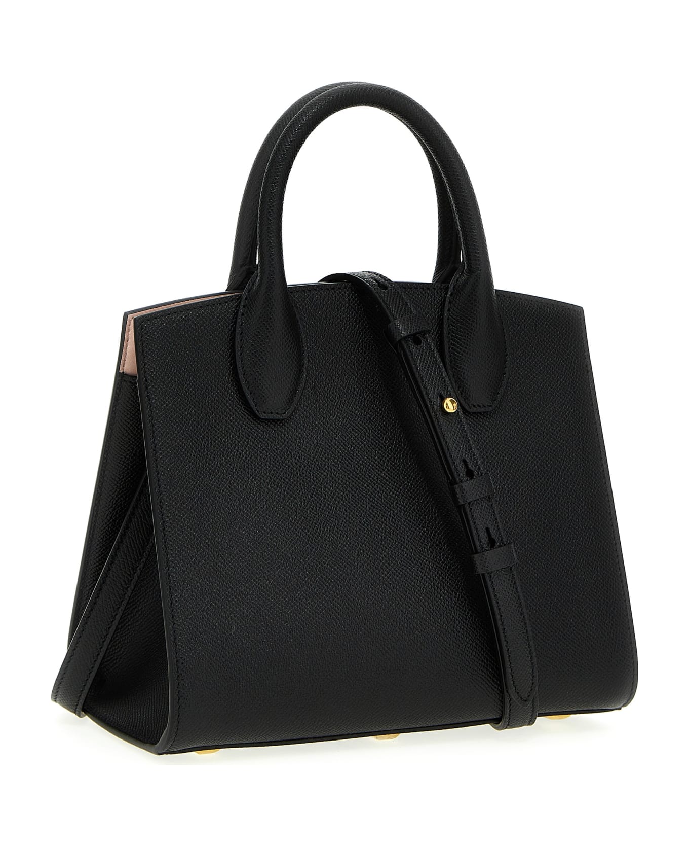 Ferragamo Studio Box Mini Handbag - Black トートバッグ