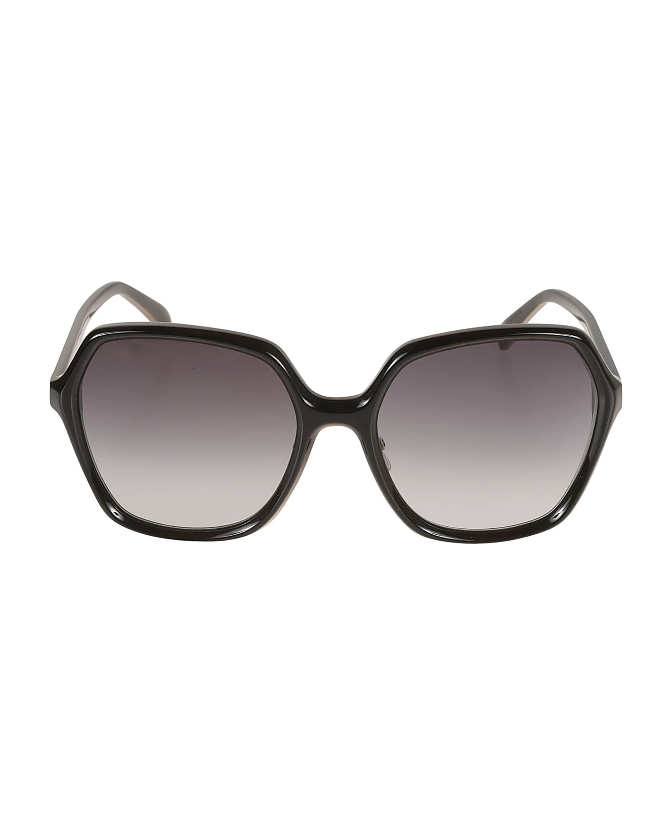 Celine Hexagon Frame Sunglasses - Black