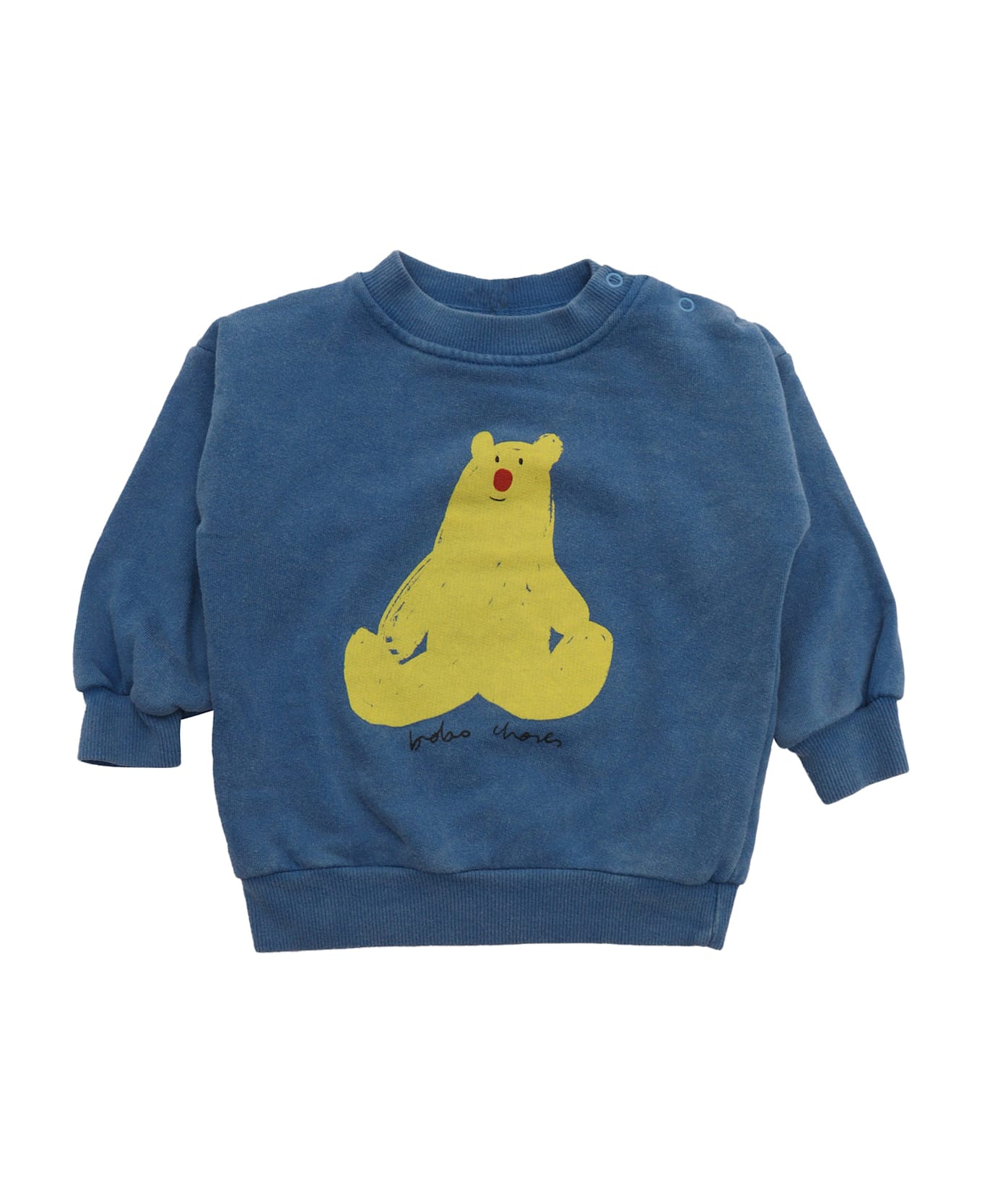 Bobo Choses Hug Me Bear Sweatshirt - BLUE