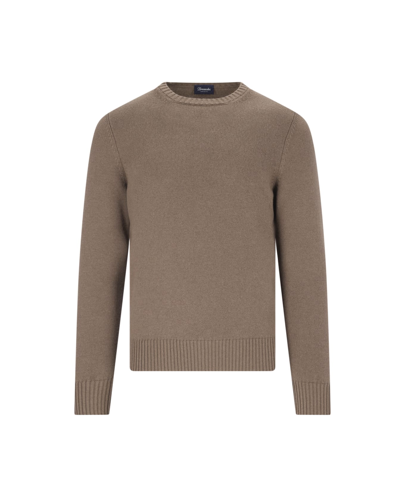Drumohr Crewneck Sweater - Brown ニットウェア