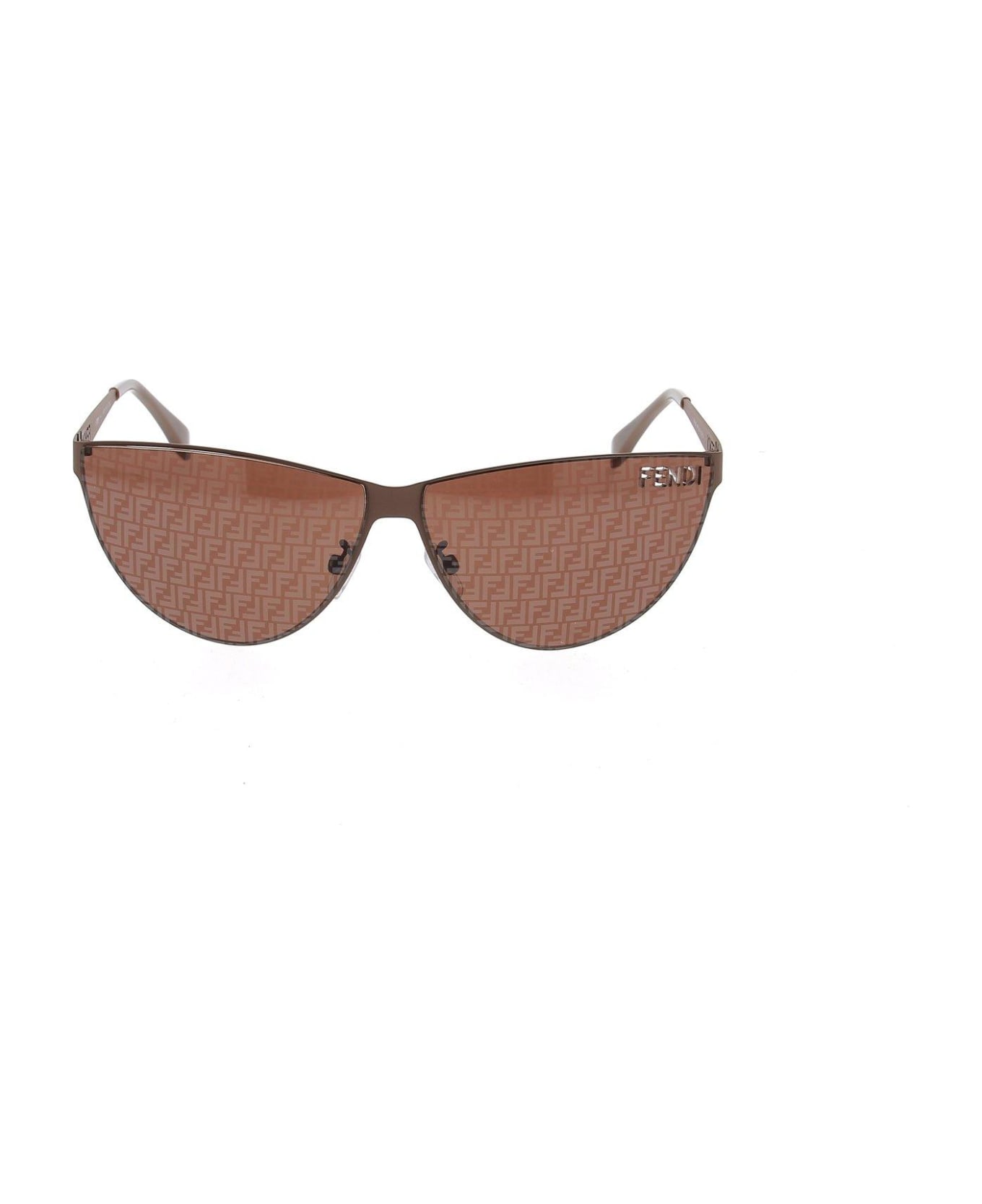 Fendi Cat-eye Frame Sunglasses - 49F - Brown