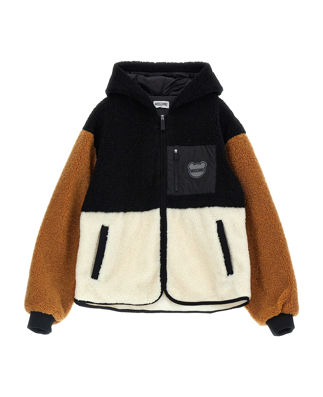 Moschino Teddy Hooded Jacket - Multicolor