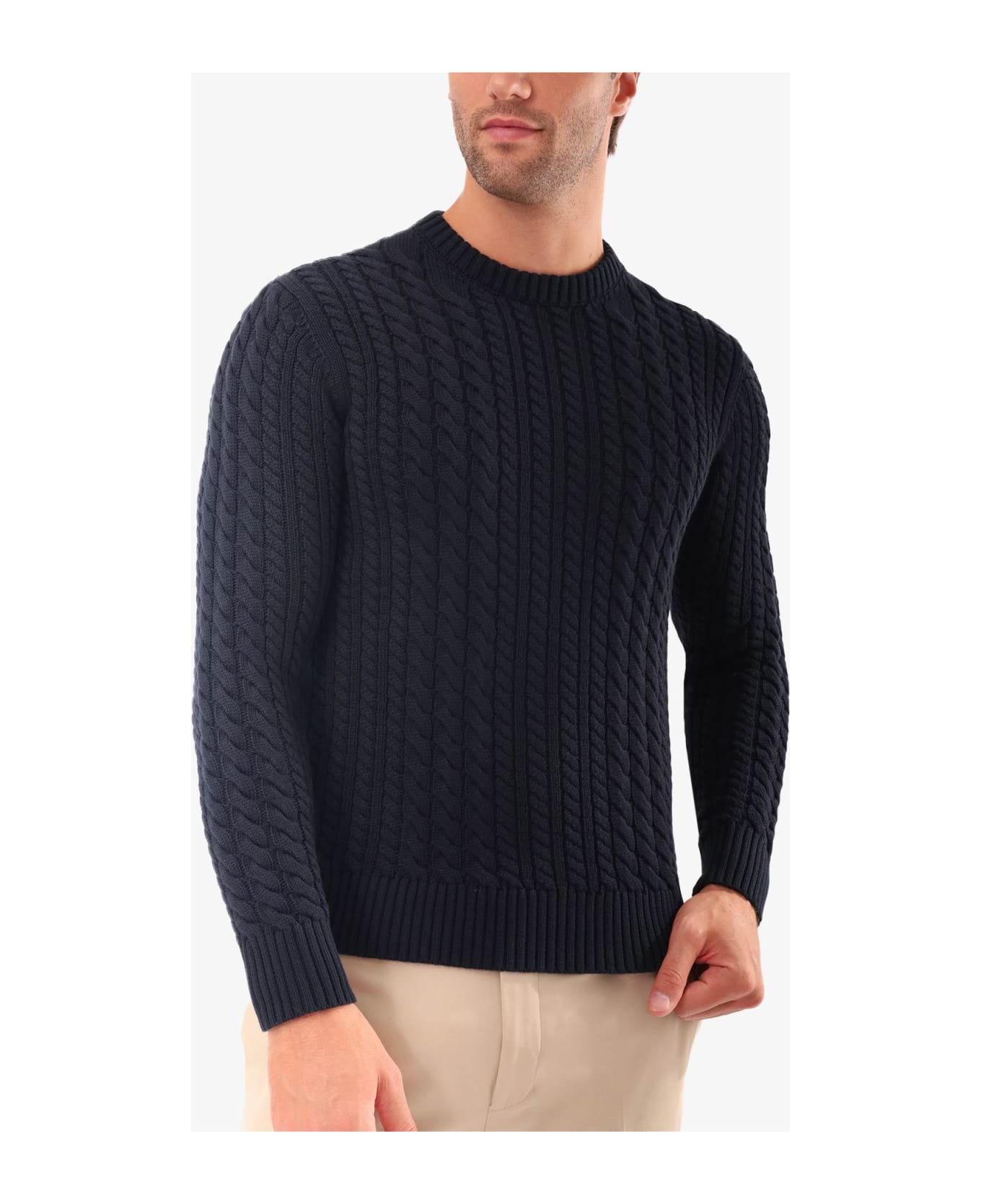 Larusmiani Sweater 'brody' Sweater - Navy