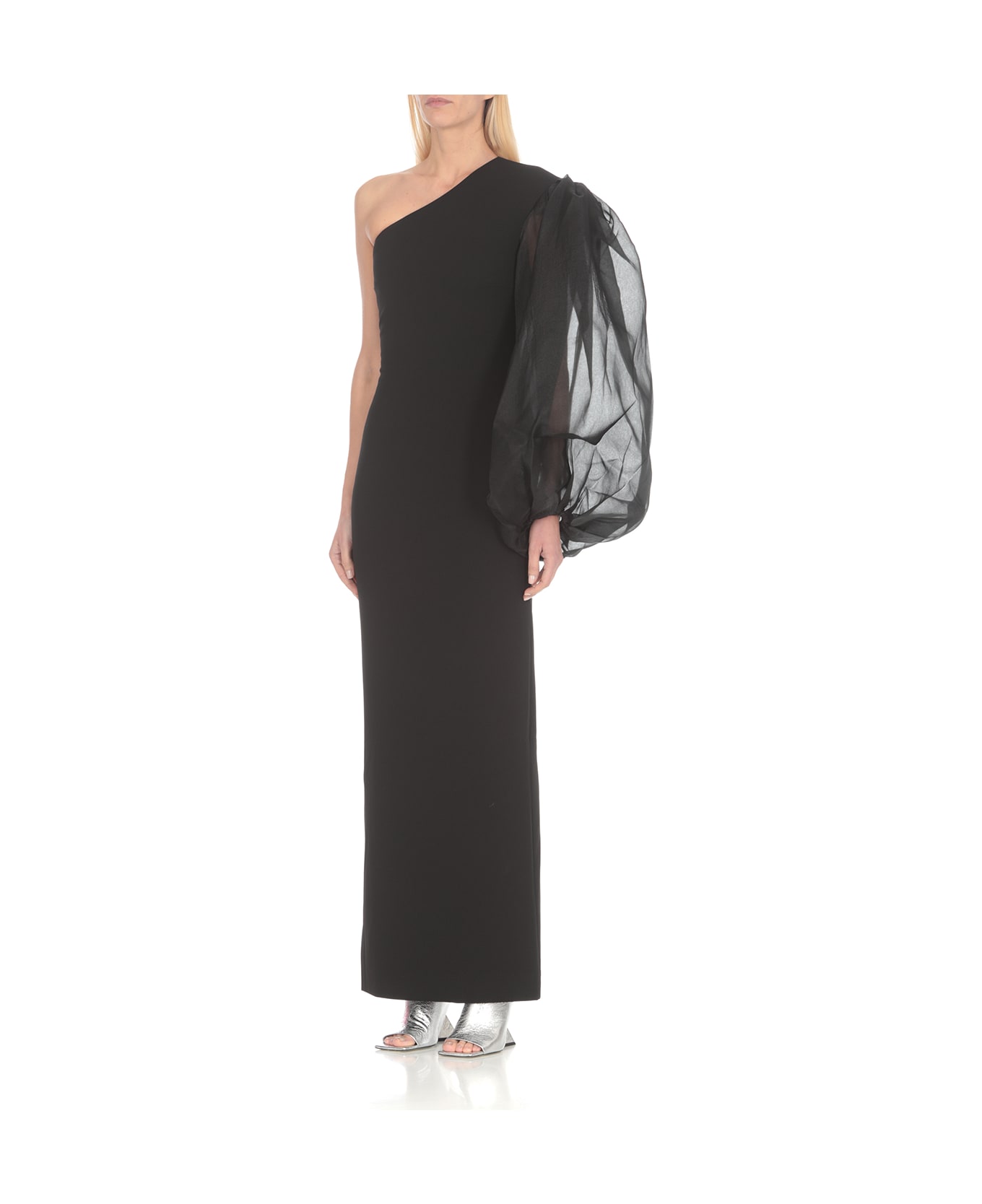 Solace London Hudson Maxi Dress - Black ワンピース＆ドレス