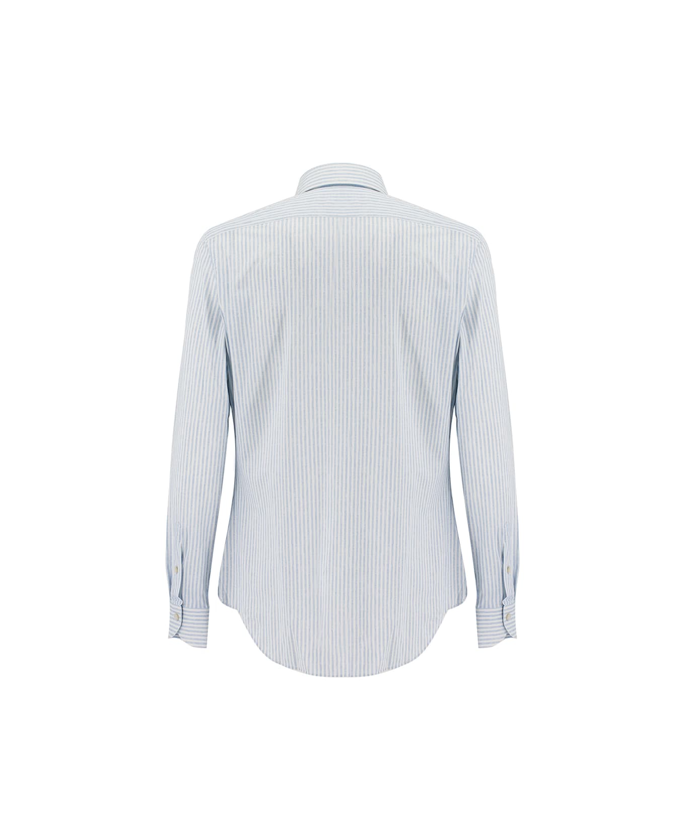 Xacus Shirt - STRIPE LIGHT BLUE+WHITE