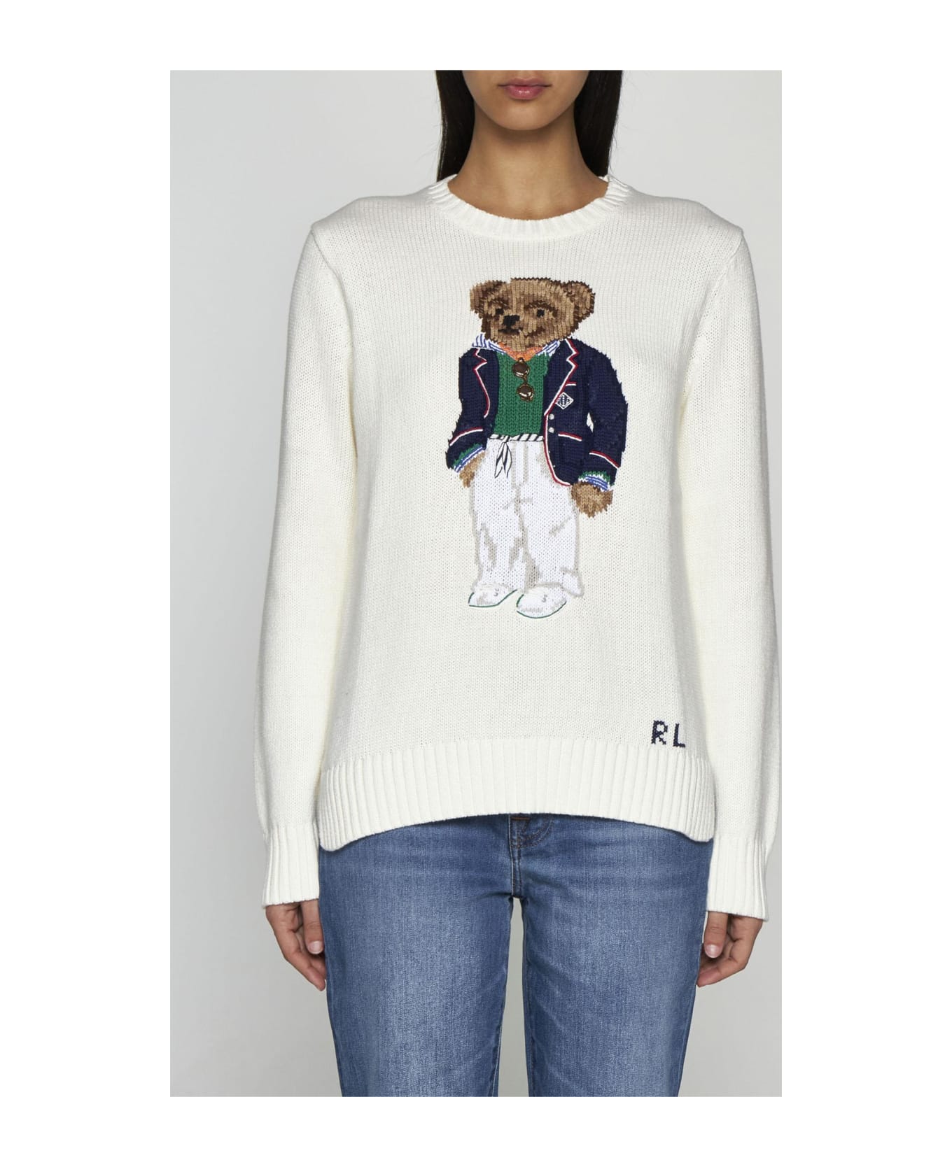 Ralph Lauren Bear Cotton Sweater