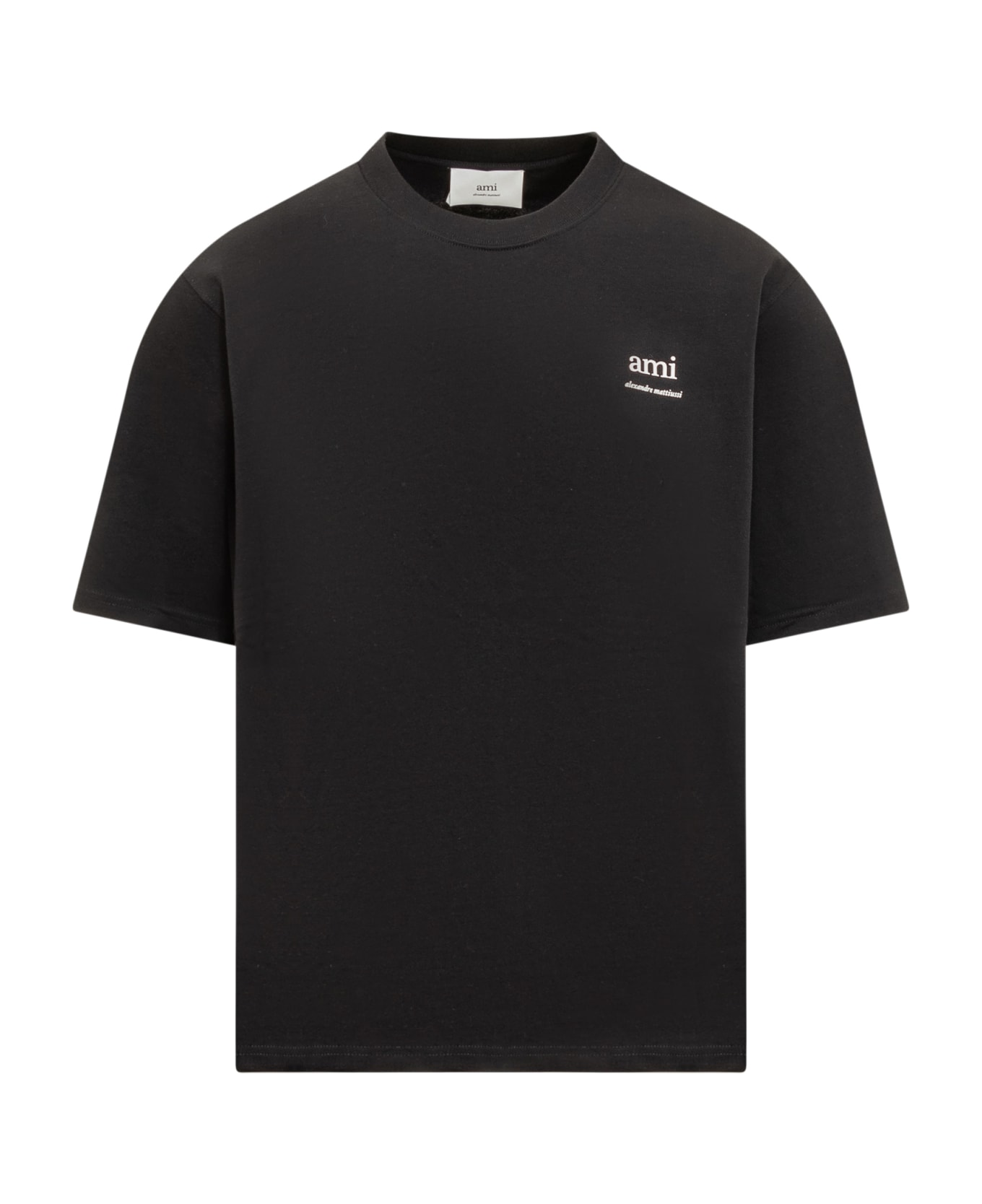 Ami Alexandre Mattiussi T-shirt With Logo - BLACK