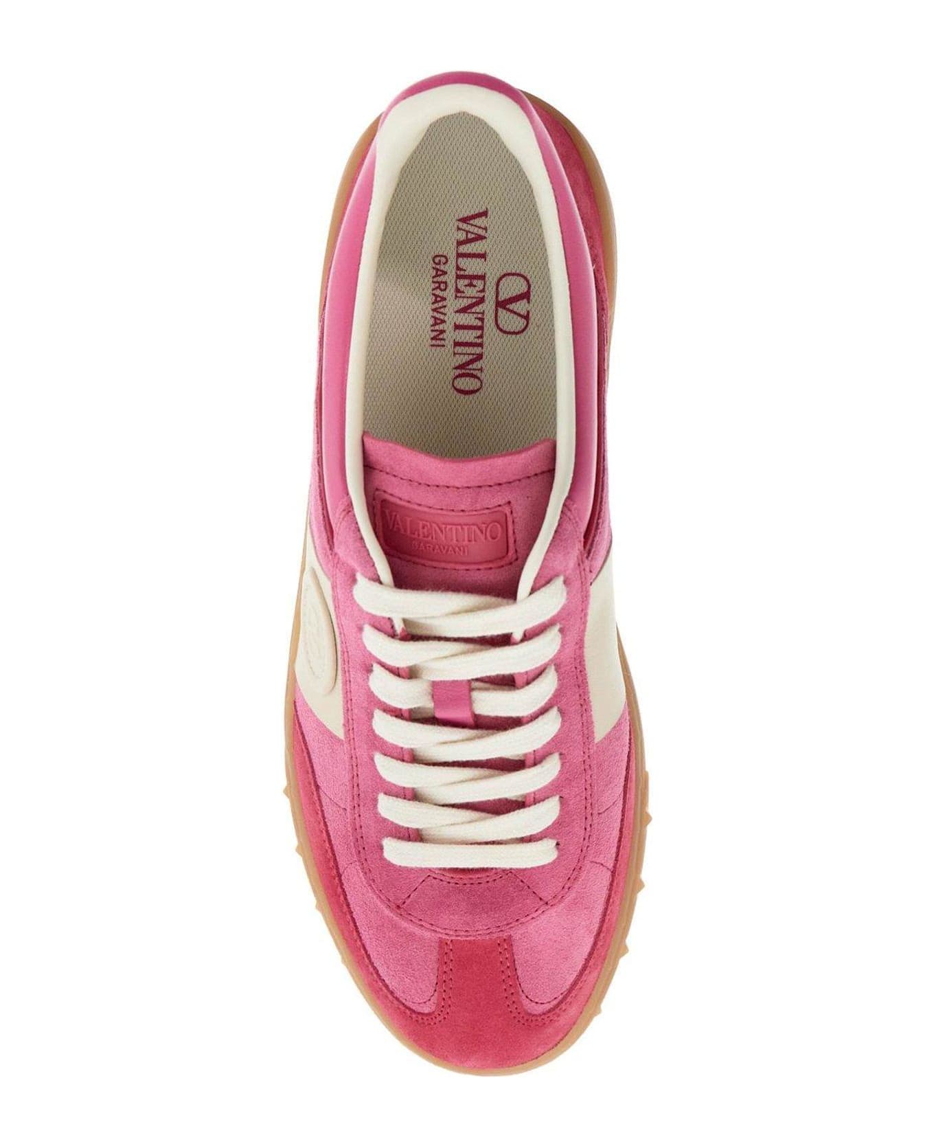 Valentino Garavani Upvillage Crosta Low-top Sneakers - Fuchsia