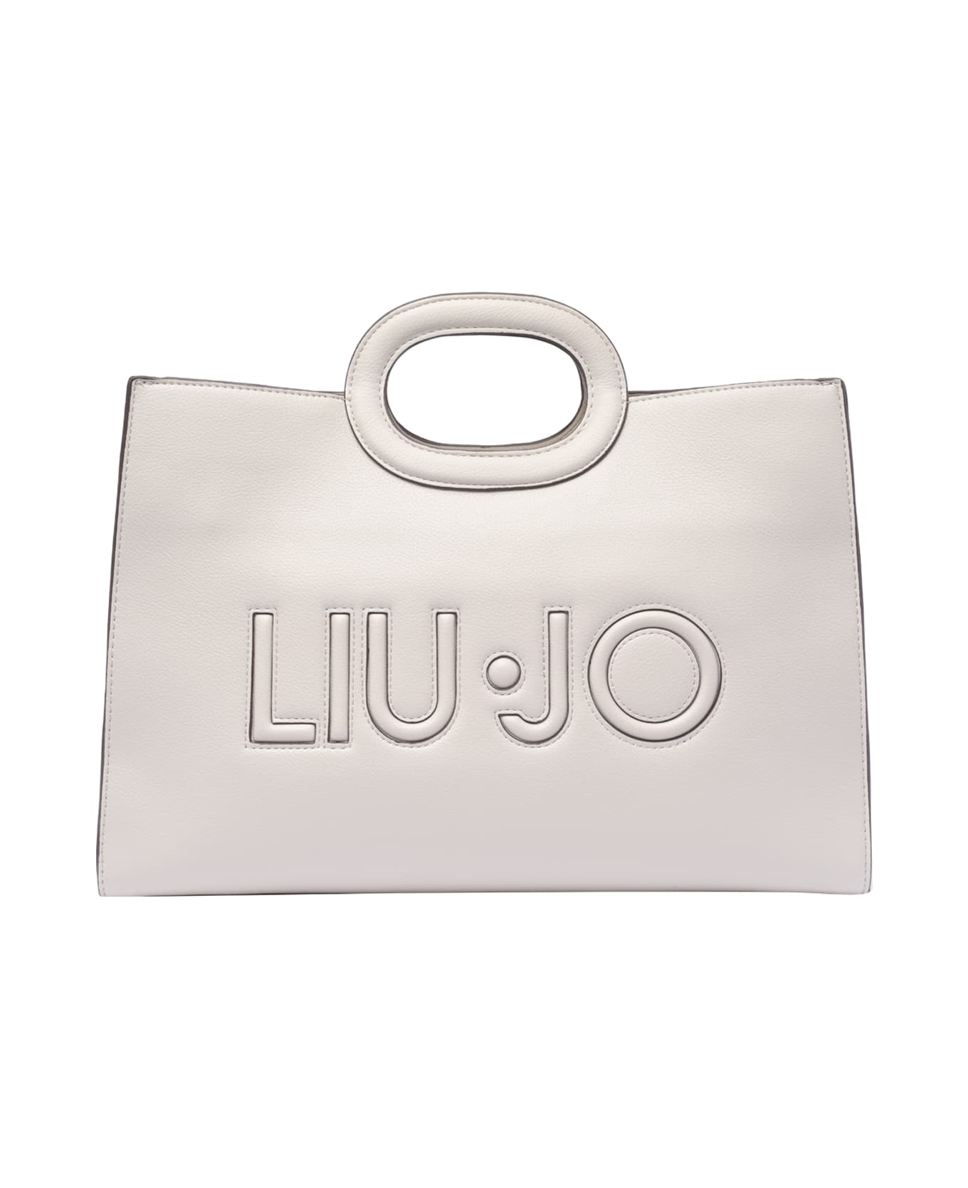 Liu-Jo Large Logo Tote Bag - Grey