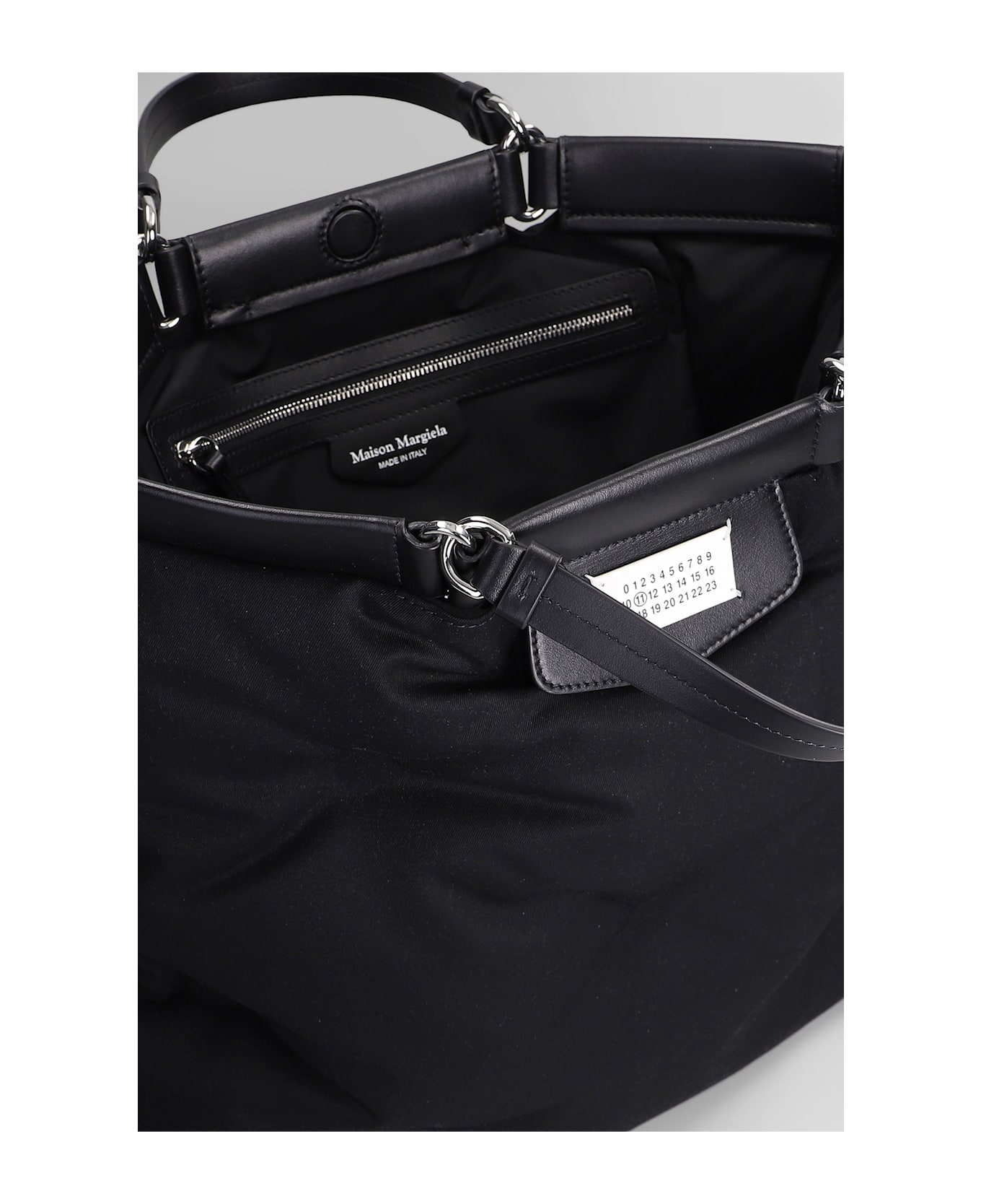 Maison Margiela Glam Slam Tote In Black Polyester - BLACKBLACK