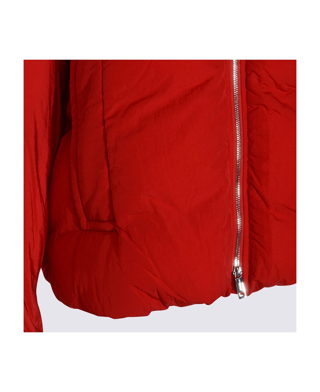 SportMax Red Glizia Down Jacket - Red