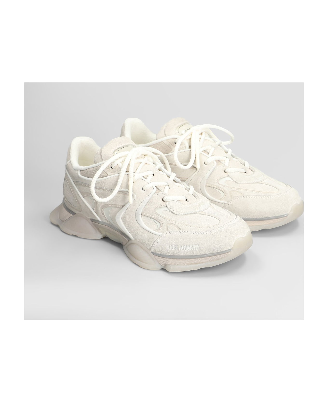 Axel Arigato Eris Sneakers In White Suede - white