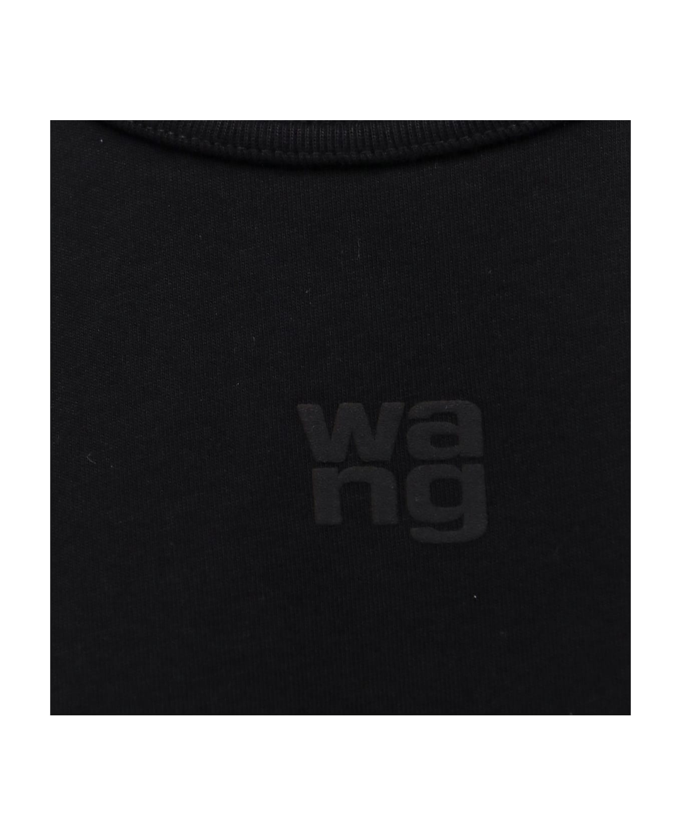T by Alexander Wang T-shirt With Crumpled Effect - Black