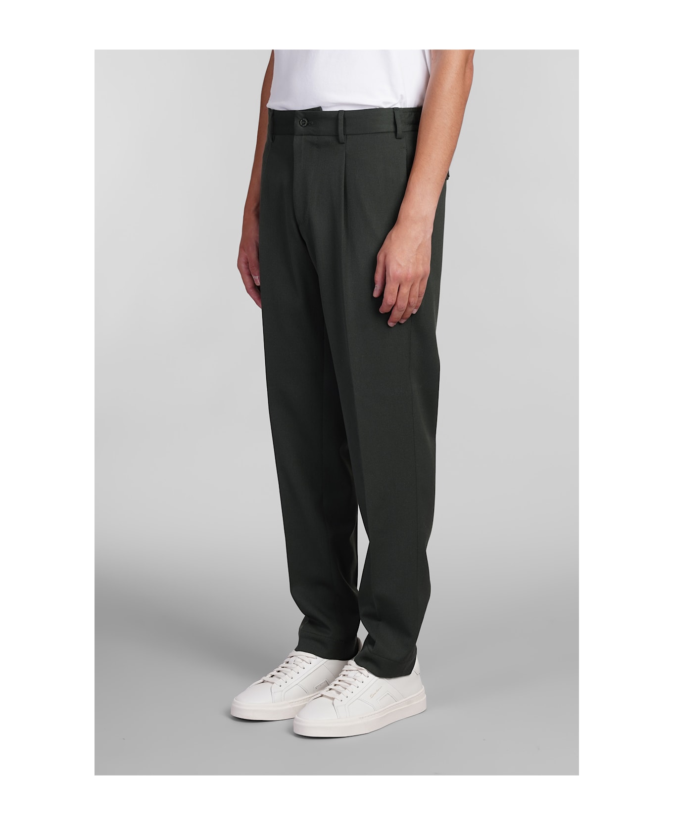 Santaniello Irno Viag Pants In Green Polyester - green