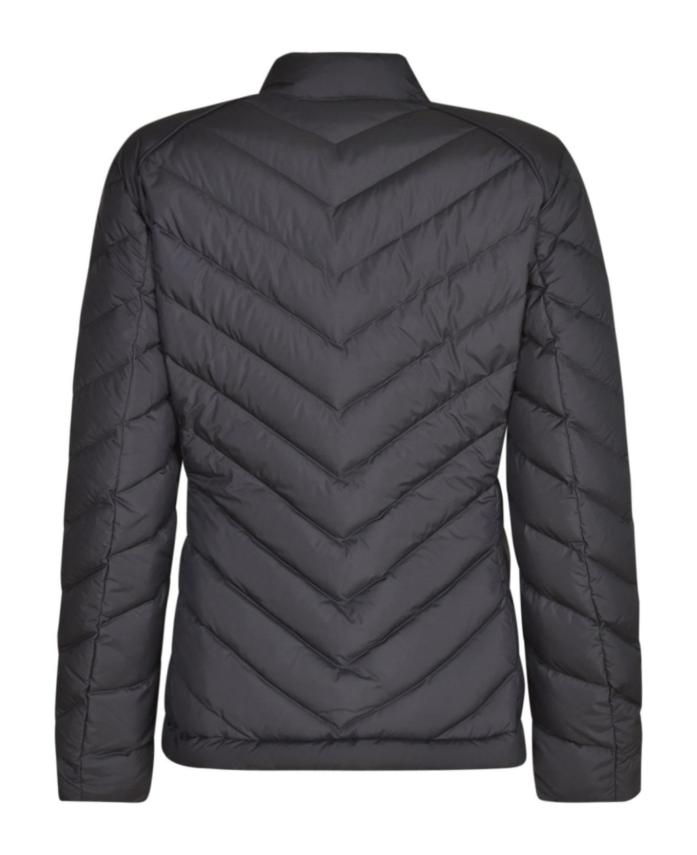 Woolrich Quilted Zipped Down Jacket - Blue