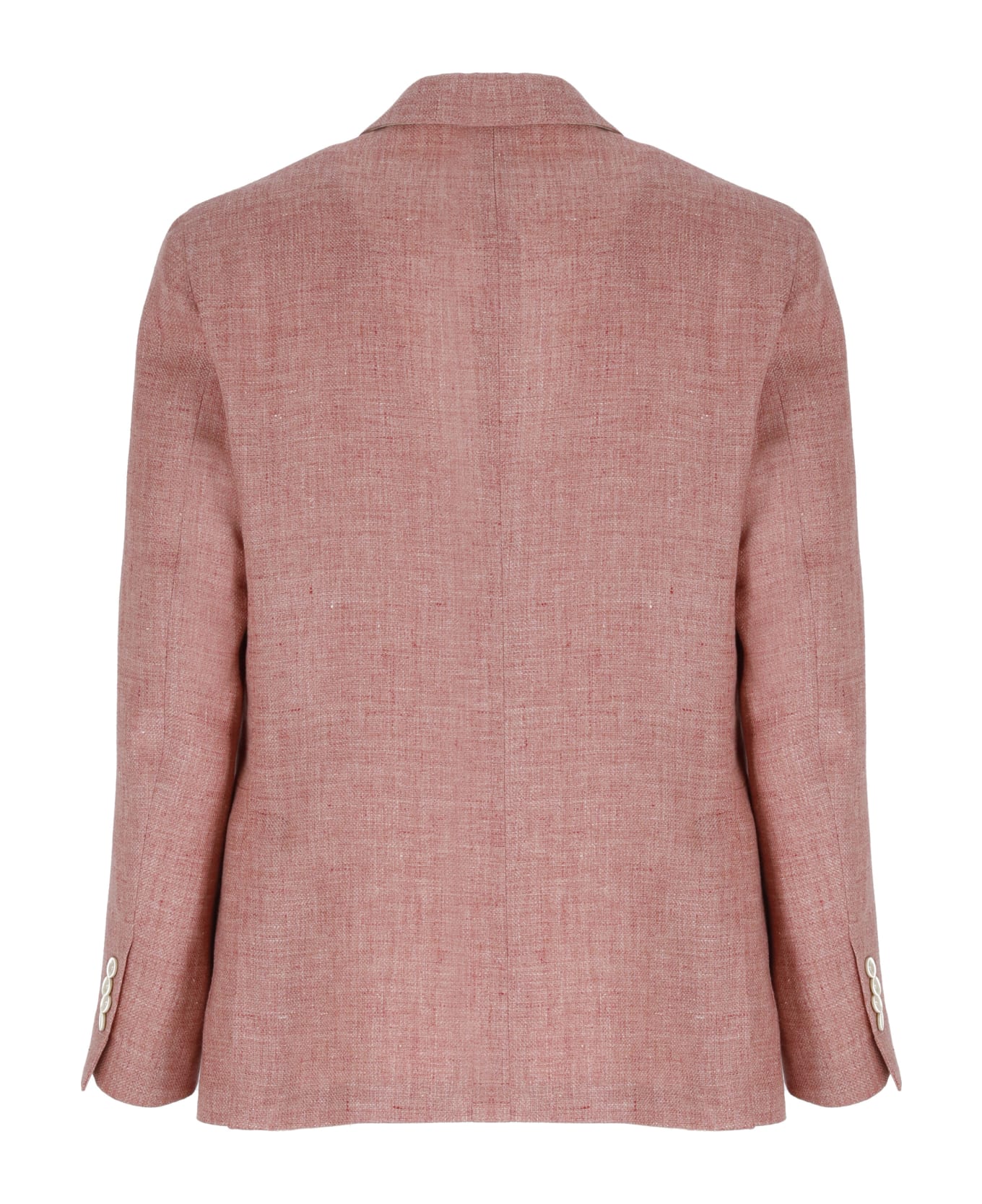 Lardini Linen And Cotton Jacket - Pink ブレザー