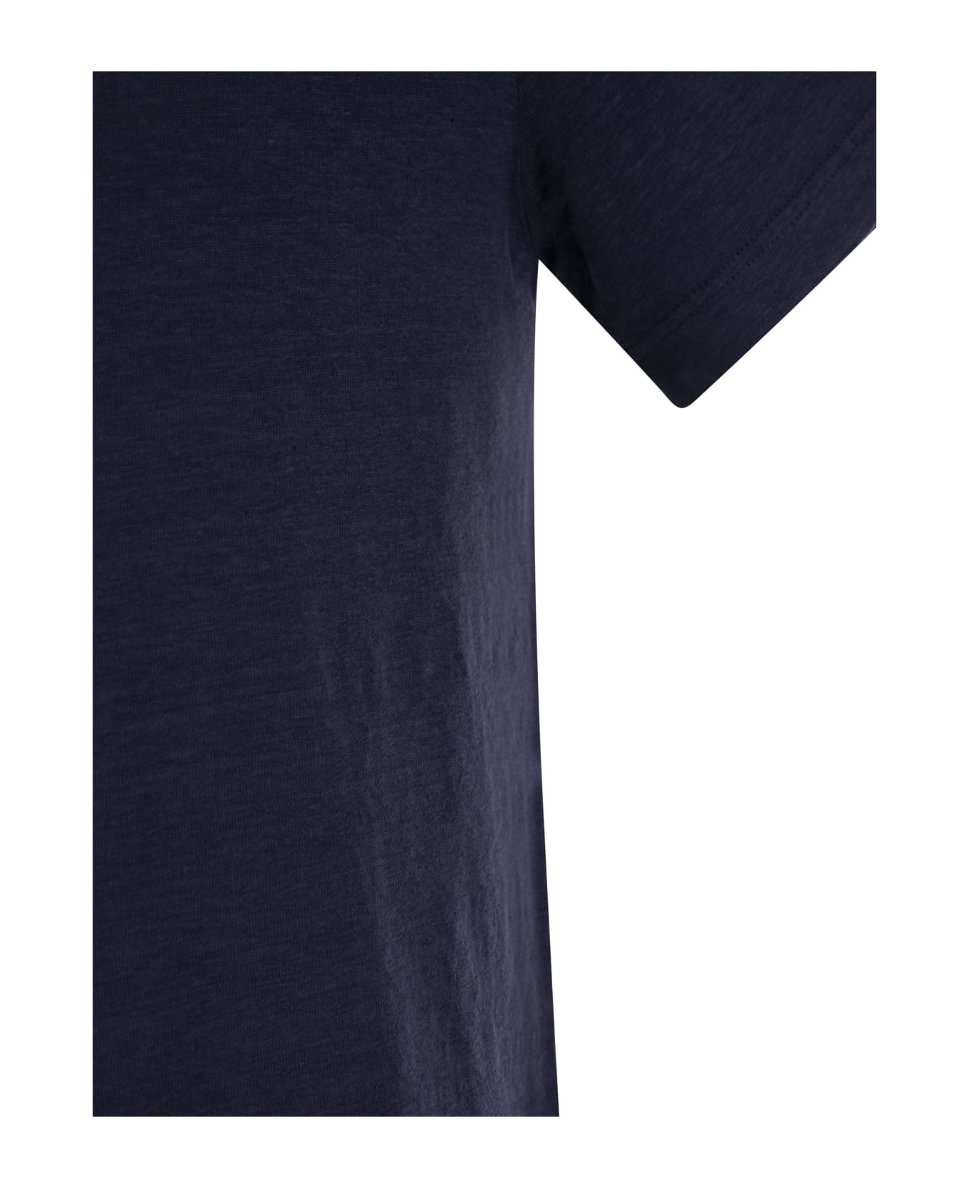 Fedeli Exreme - Linen Flex T-shirt - Blue シャツ