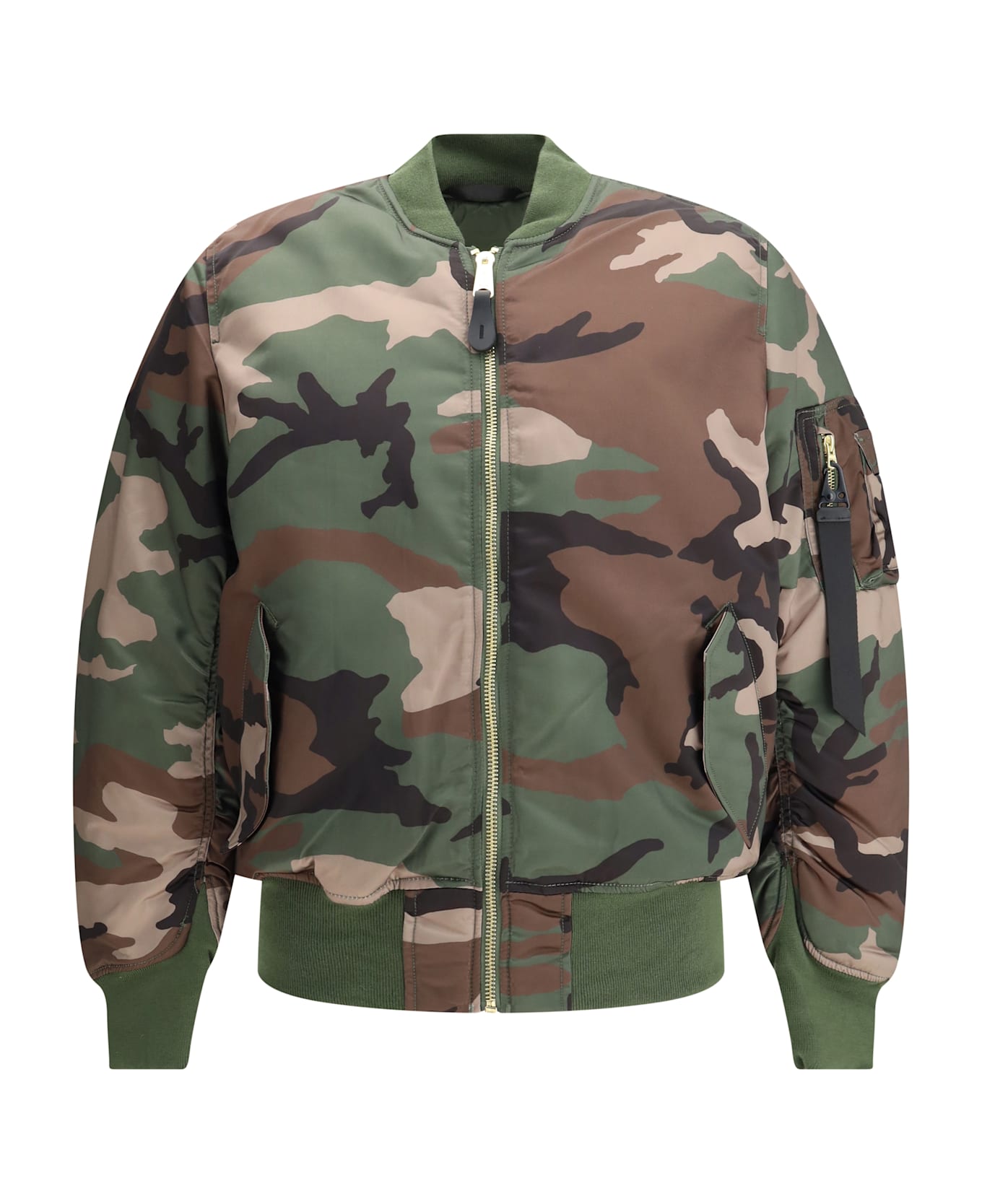 Alpha Industries Ma-1 Base Camo Flight Bomber Jacket
