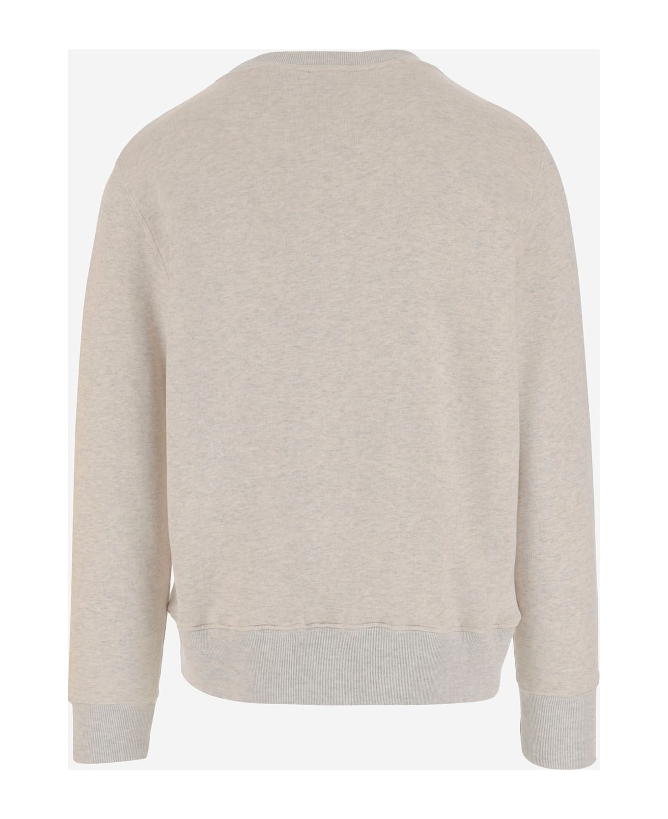 Autry Cotton Sweatshirt With Logo - Grey