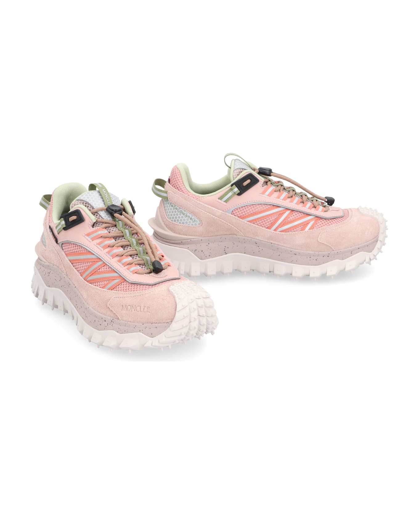 Moncler Trailgrip Fabric Low-top Sneakers - Pink