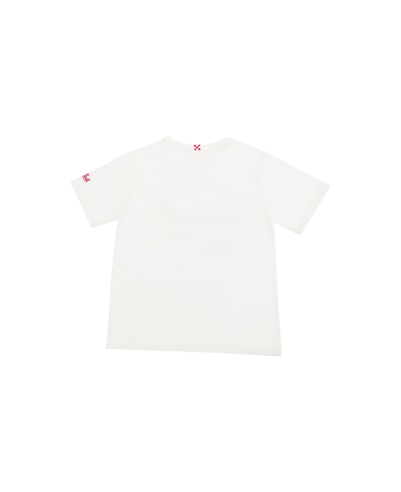 MC2 Saint Barth White T-shirt With Dubai Print In Cotton Boy - White