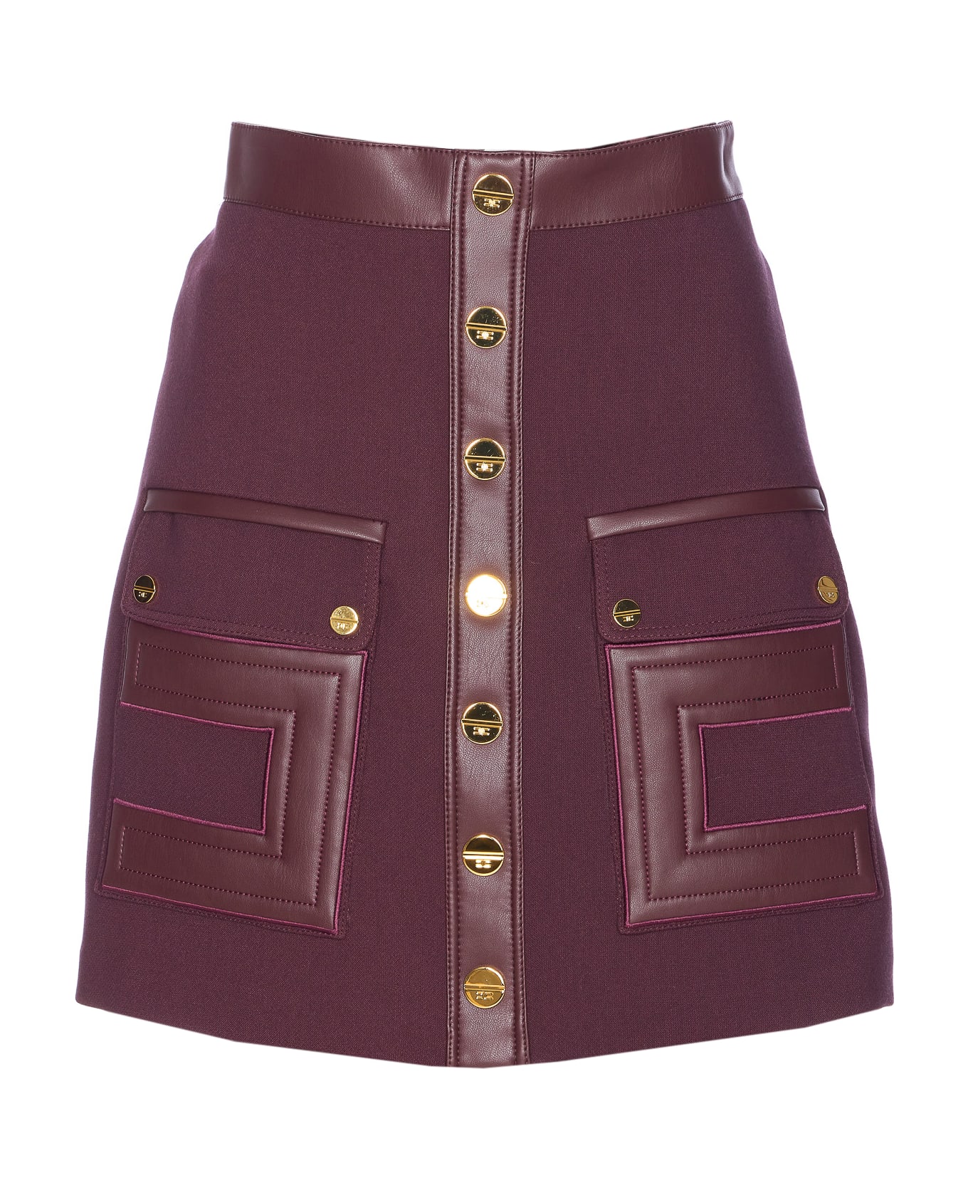 Elisabetta Franchi Mini Skirt - Red